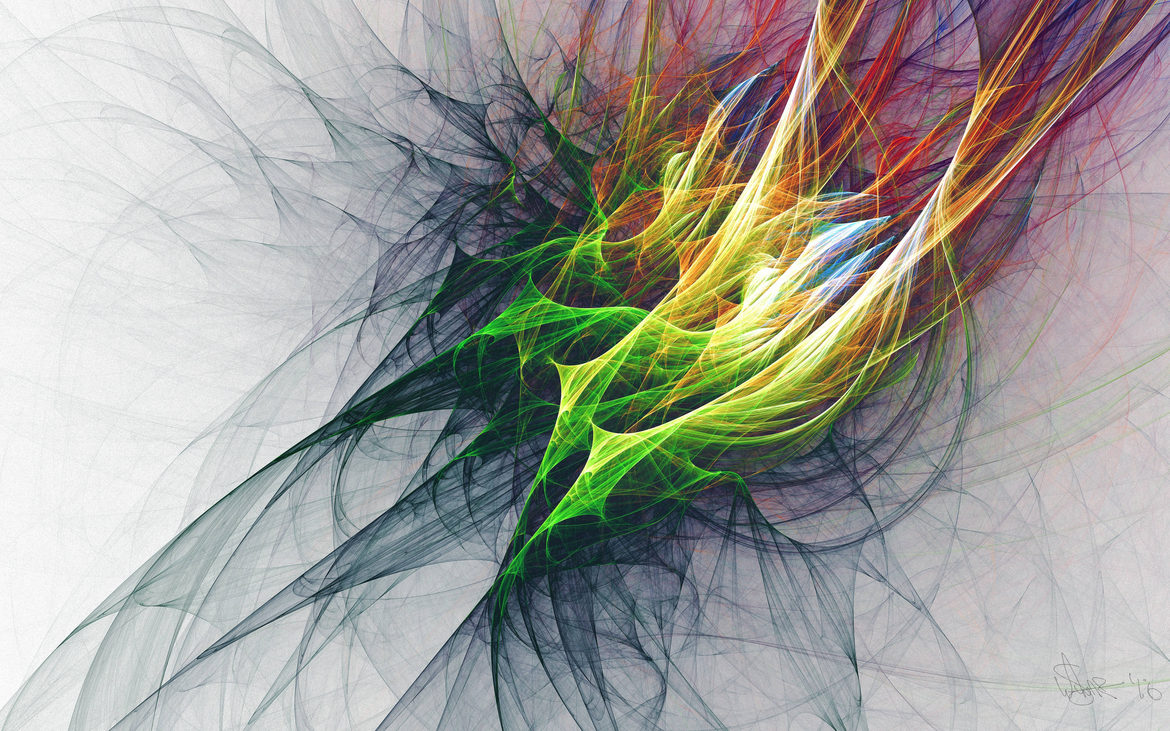 Colorful Nerves Abstract Background