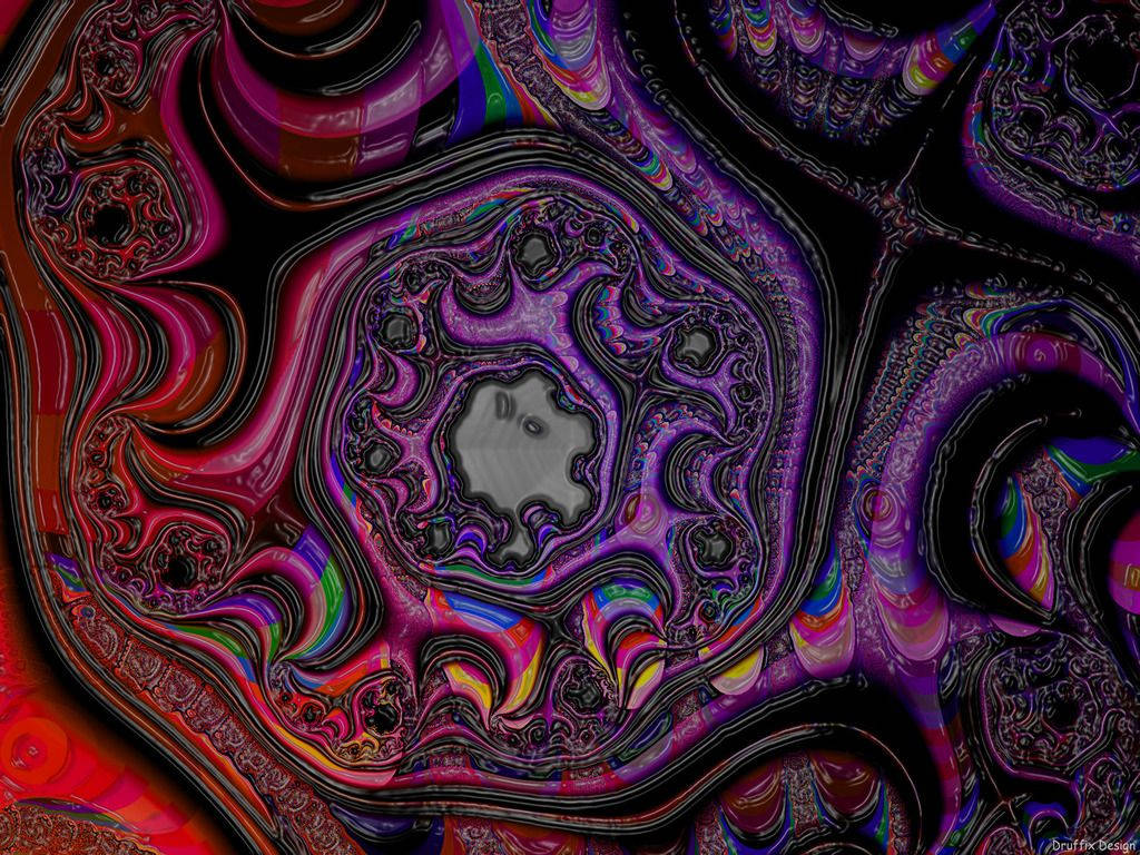 Complex Abstract Tie Dye Design Background