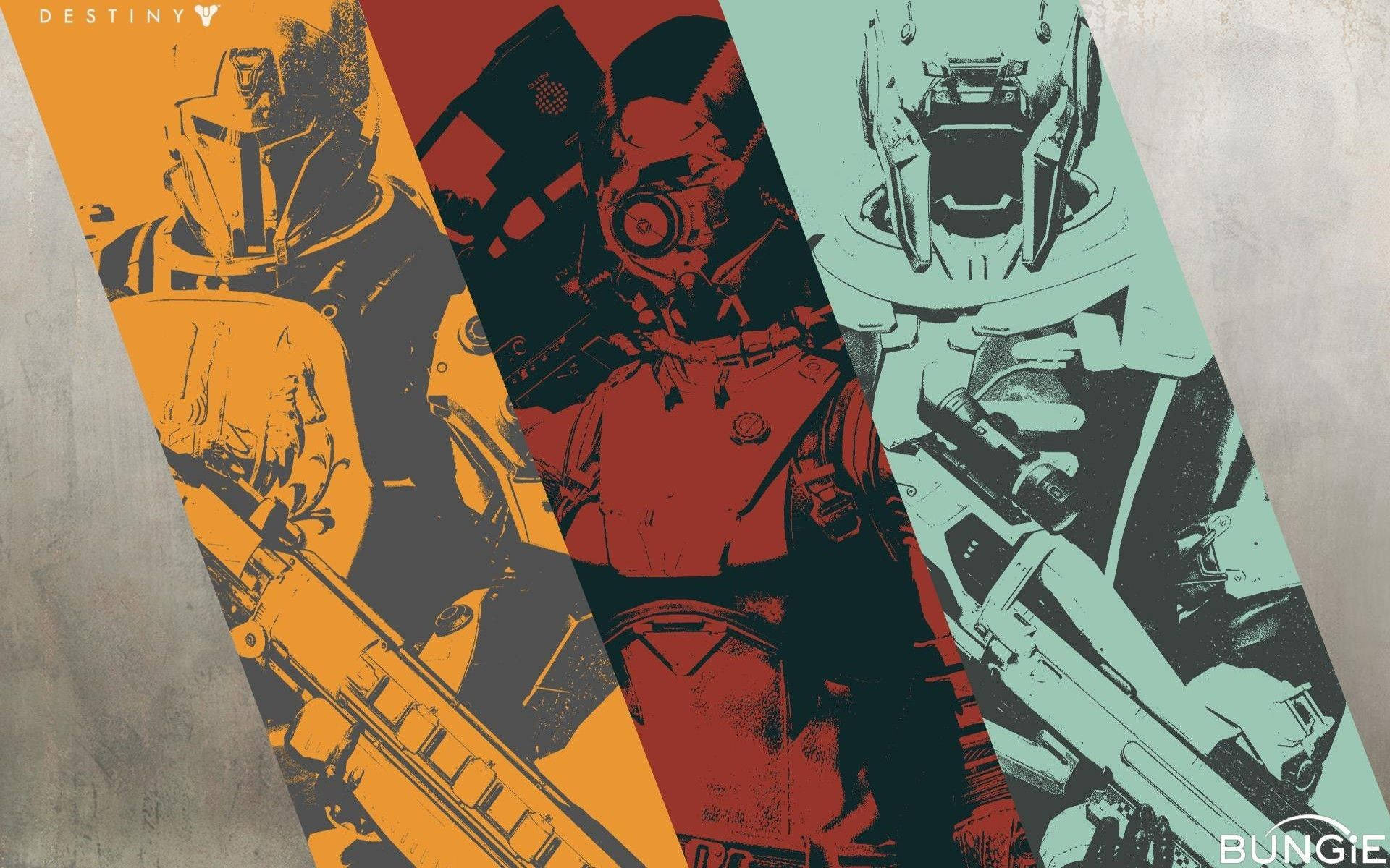 Cool And Epic Destiny Players Collage Background