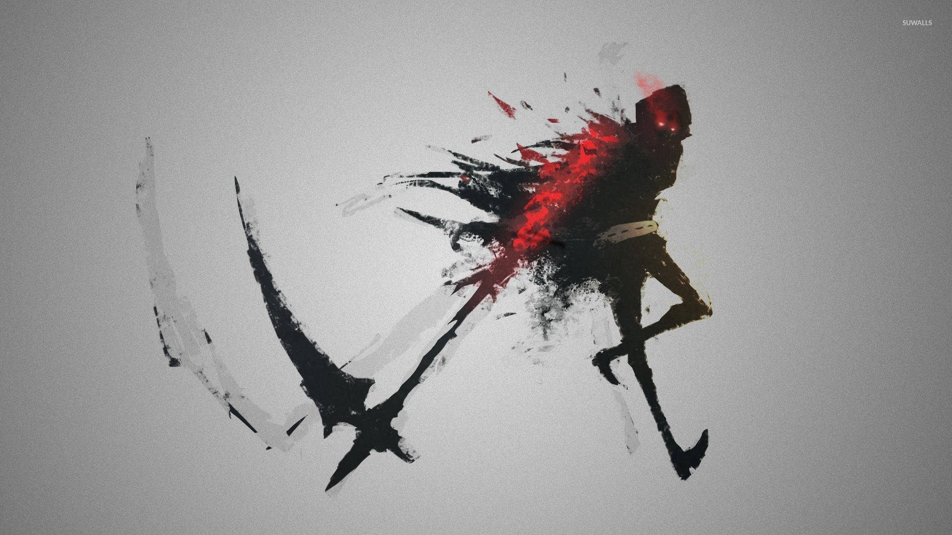 Cool Grim Reaper Art Background