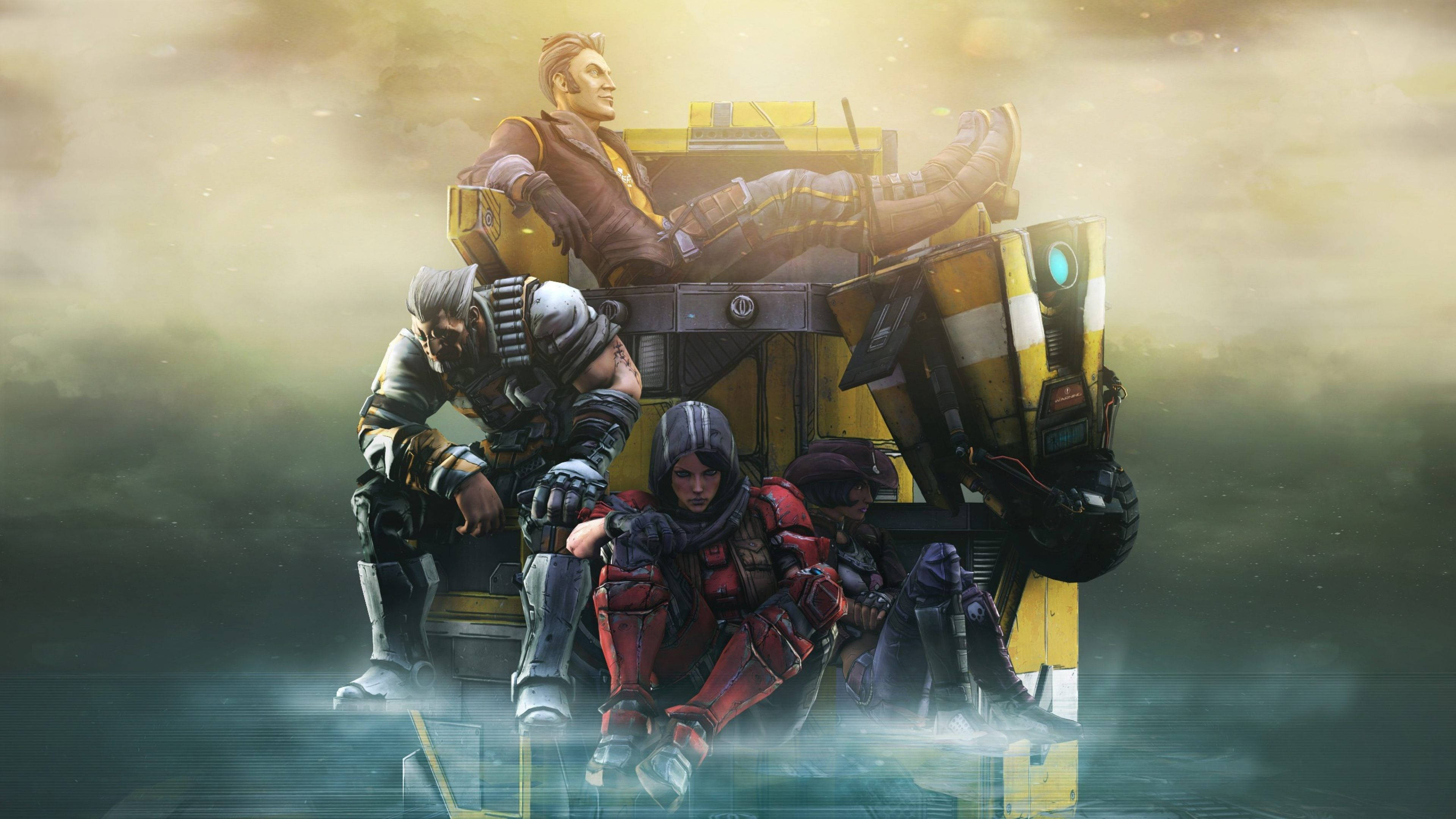 Cool Hd Borderlands Characters Background