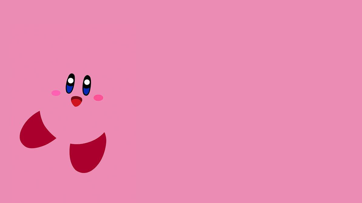 Cool Pink Aesthetic Kirby Background