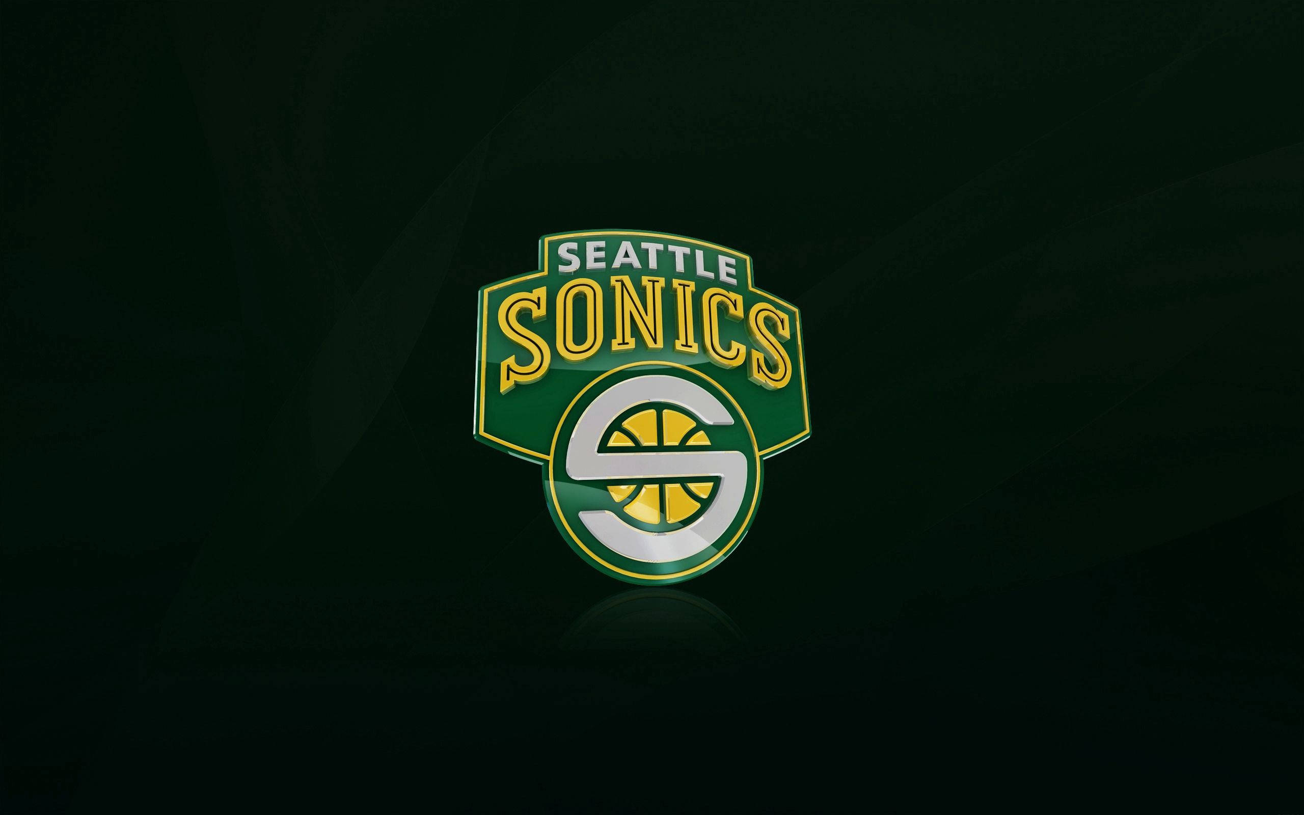 Downloaden Cooles Nba-logo Von Seattle Sonics Wallpaper | Wallpapers.com