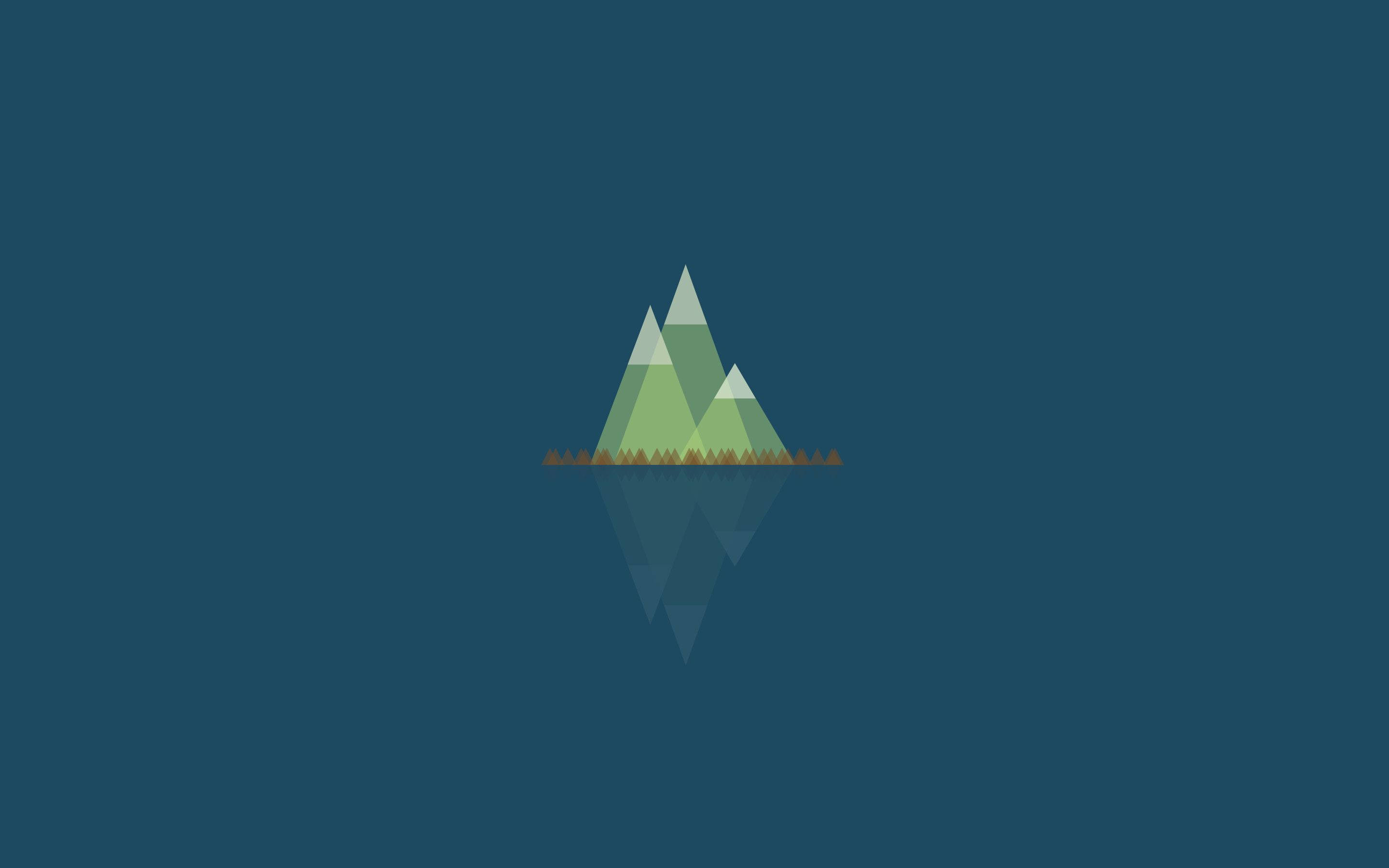 Cool Simple Mountain Graphic Background