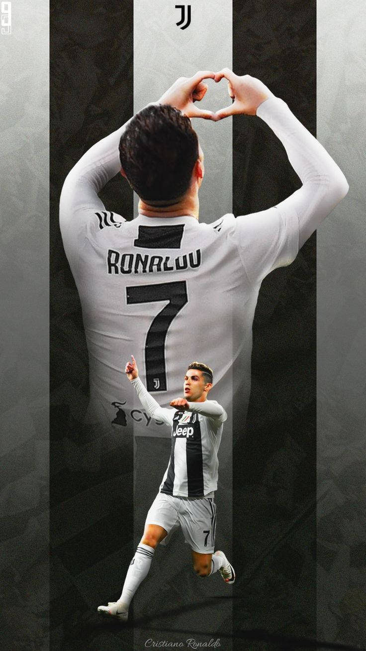 Download Cr7 Cool Hjerte Tegn Wallpaper | Wallpapers.com