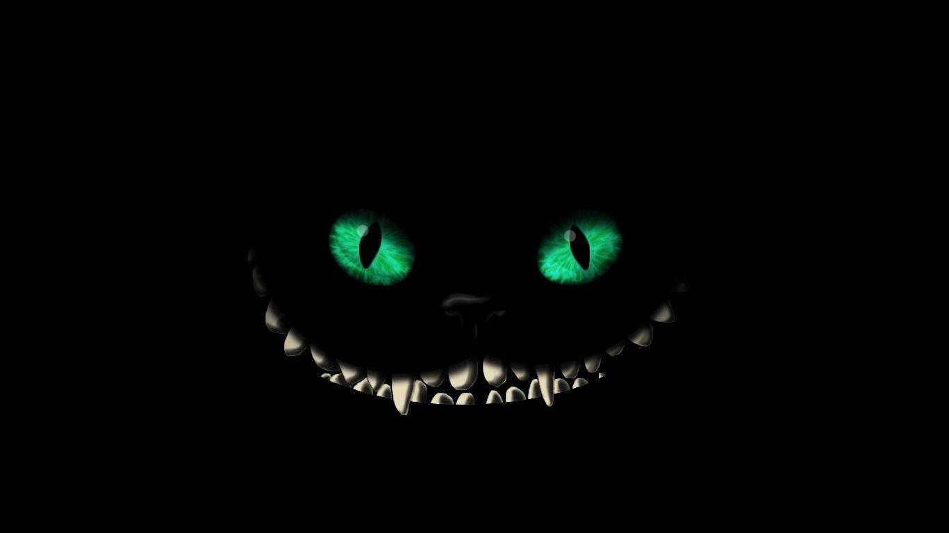 Creepy Cheshire Cat Background