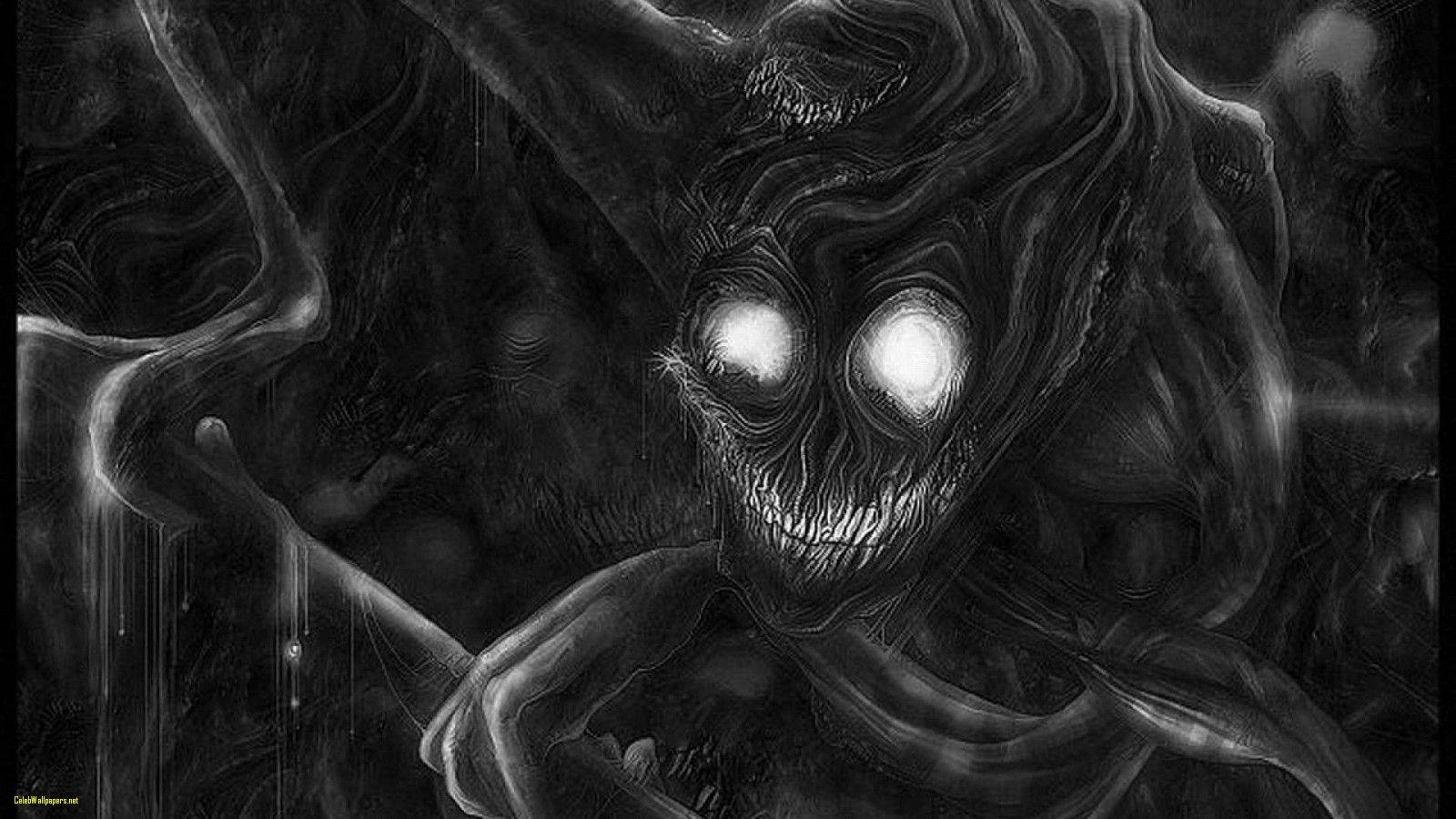 Creepy Shadow Monster Background