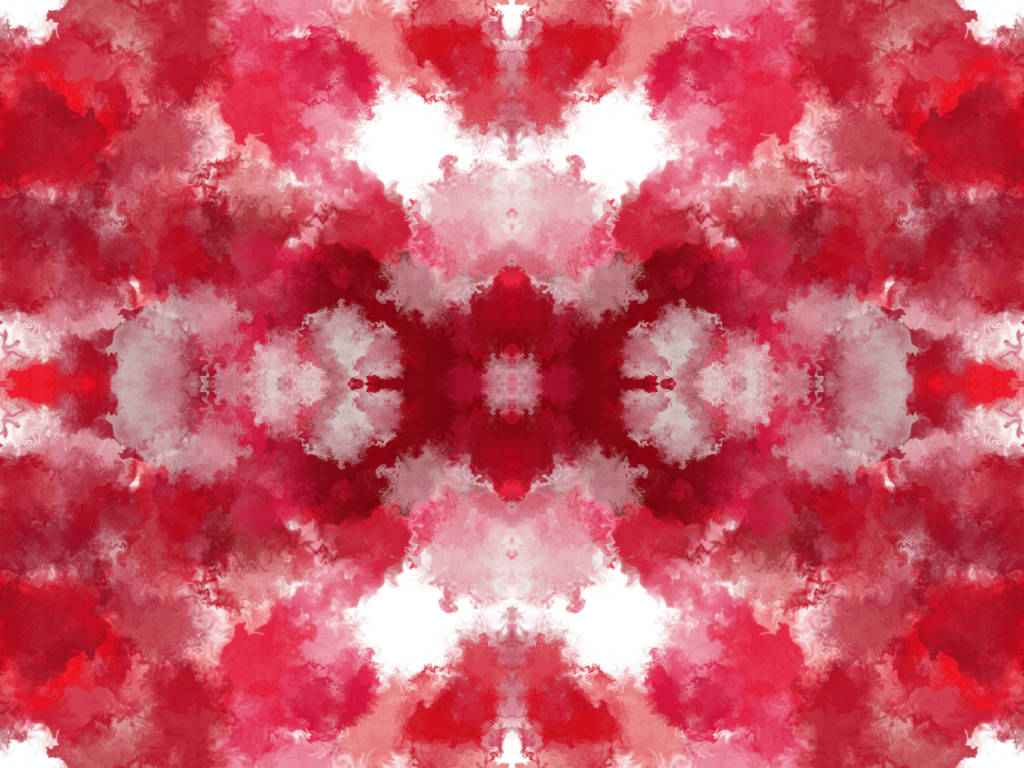 Crimson Tie Dye In White Fabric Background