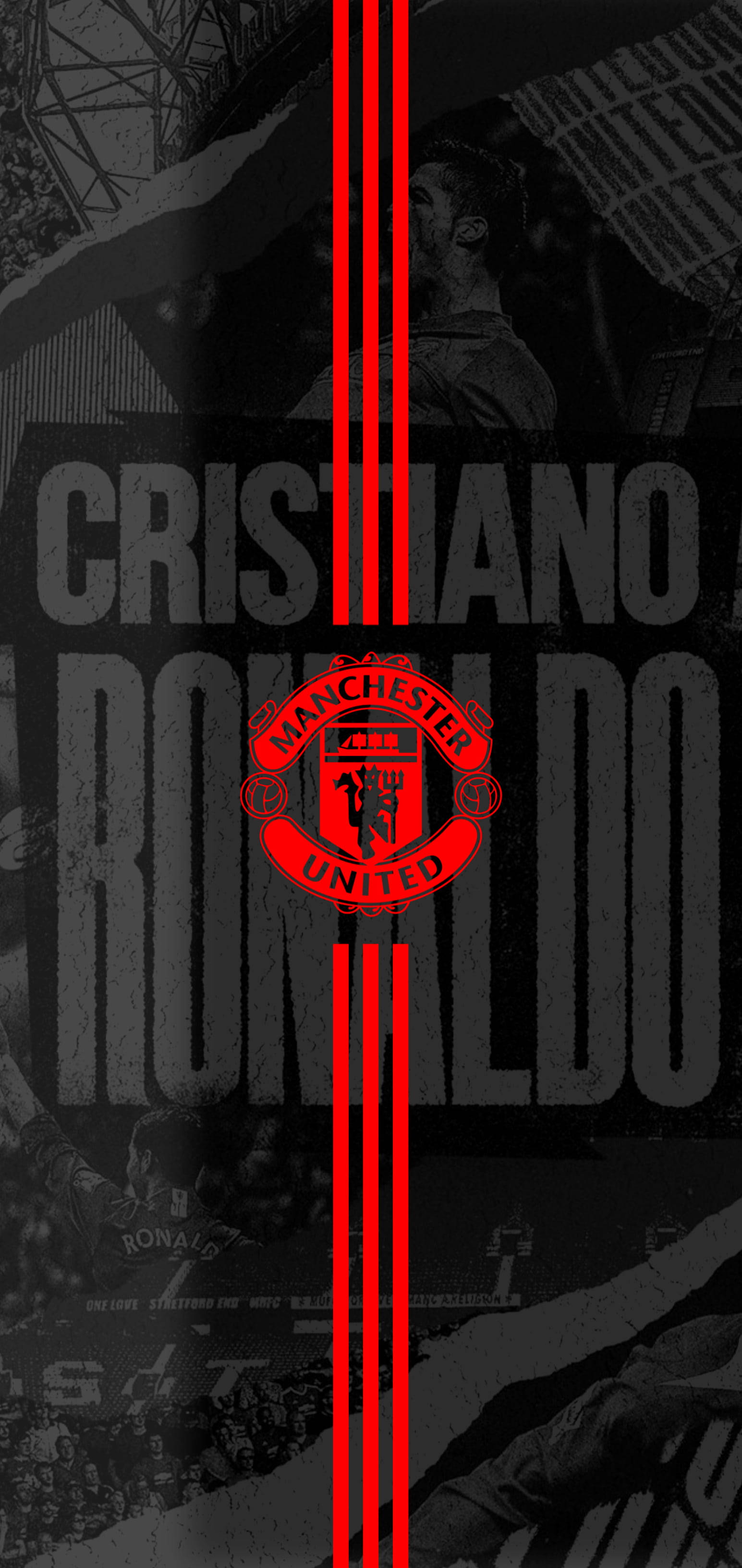 Download Cristiano Ronaldo Manchester United Mobile Wallpaper | Wallpapers .com