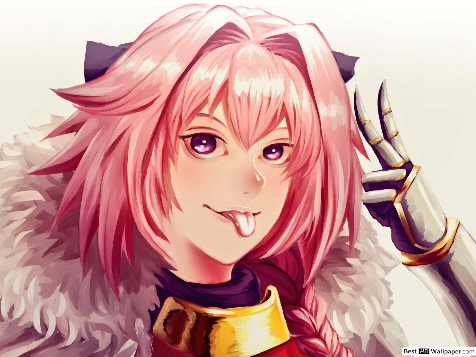 Cute Astolfo Poster Background