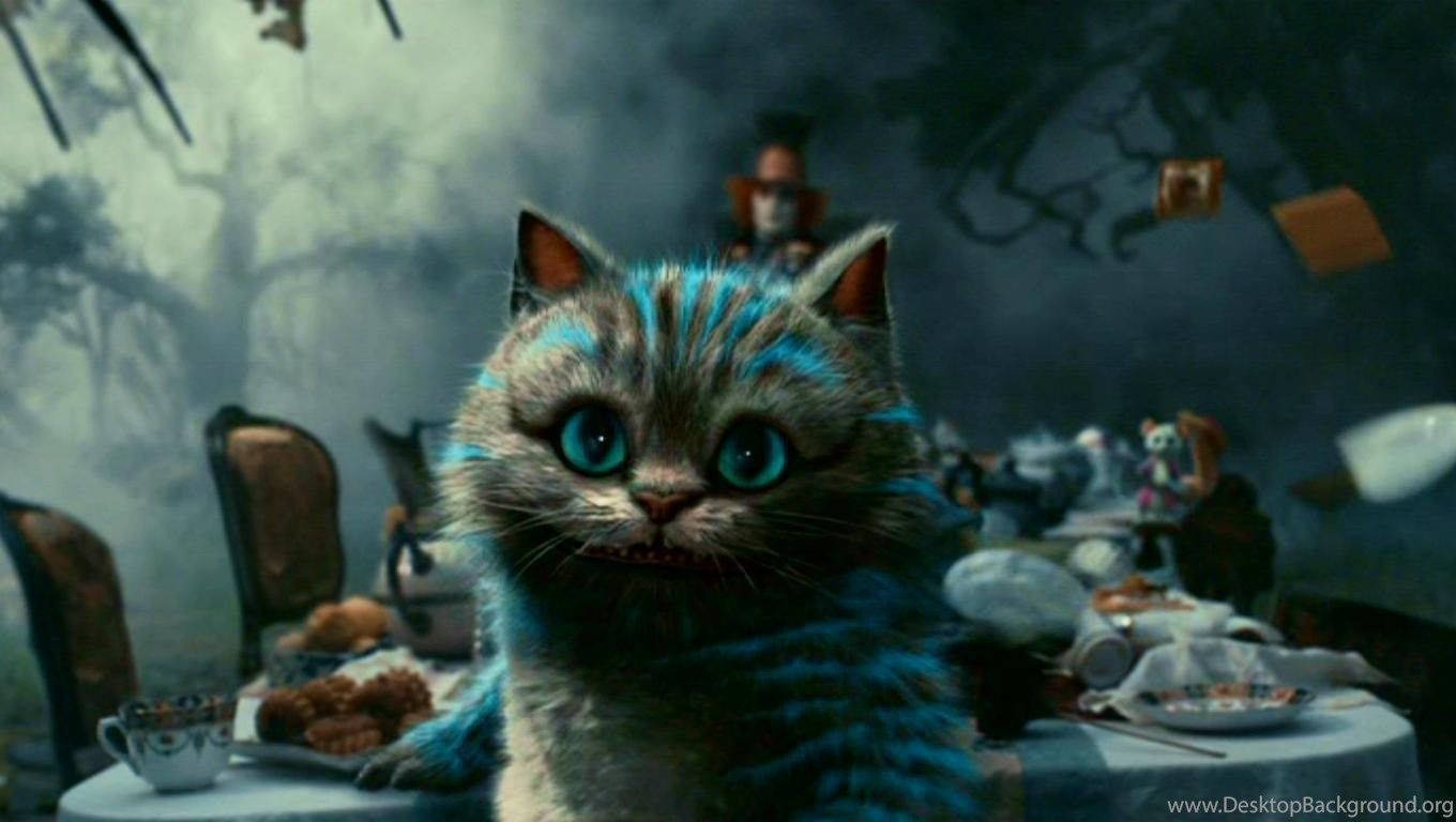 Cute Cheshire Cat Background