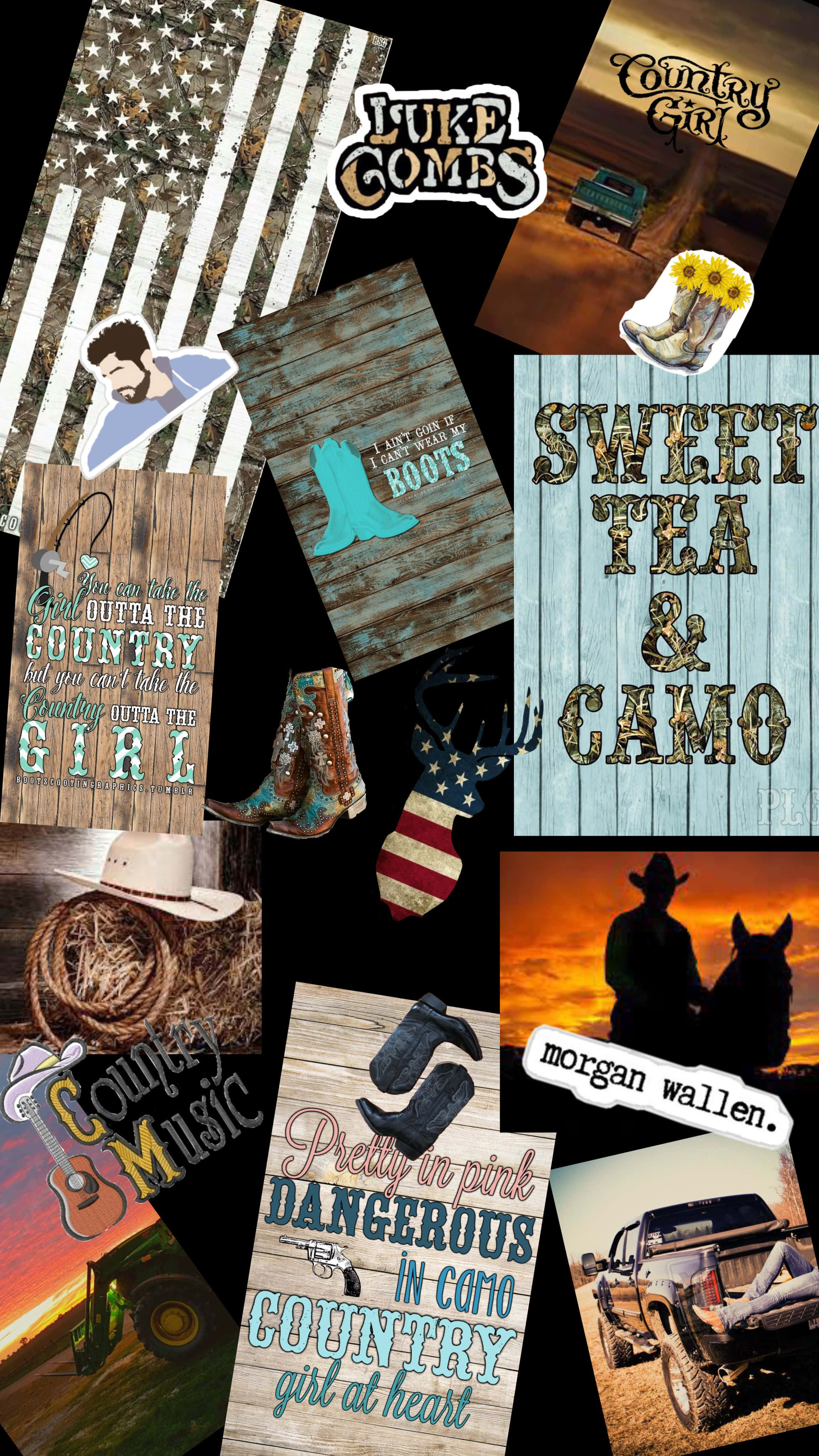 Download Cute Country Images And Musician Collage Wallpaper ...