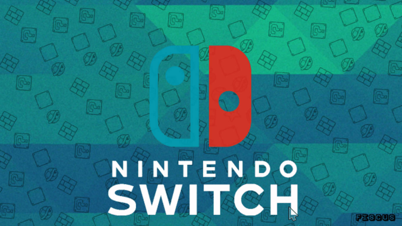 Cute Nintendo Switch Digital Art Background