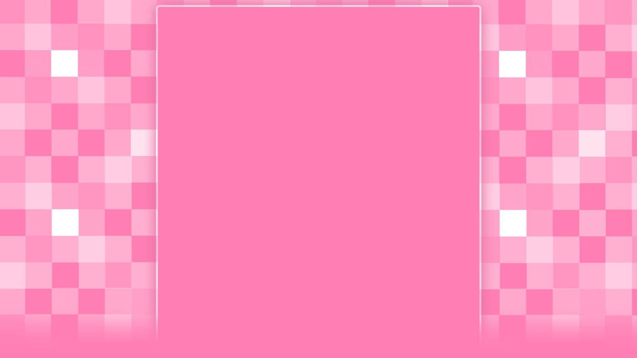 Розовый квадратик. Розовый фон. Розовый фон в клеточку. Пиксельный фон в розовую клеточку.