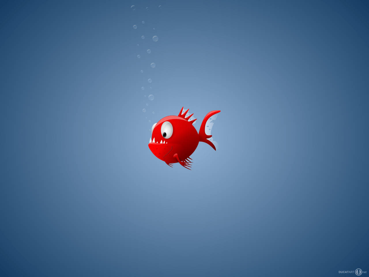 Cute Red Piranha Deviantart Background