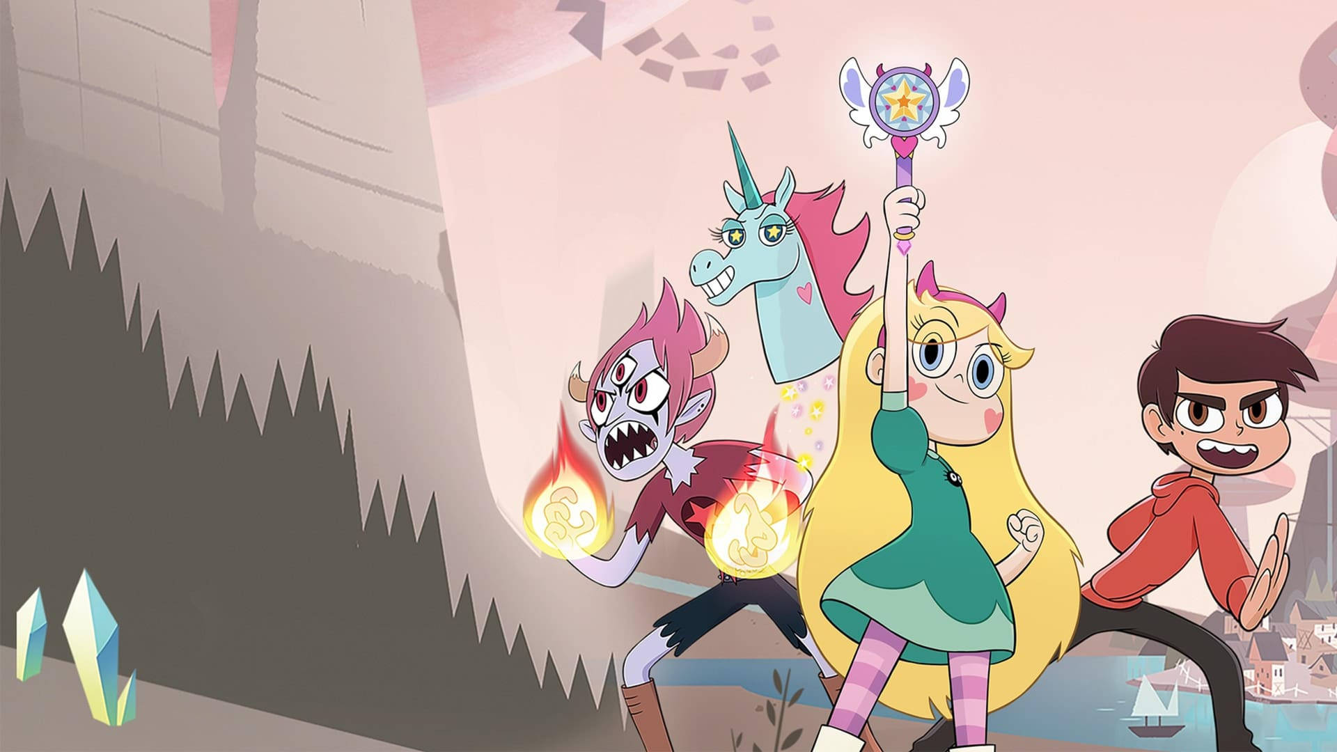 Cute Unicorn Of The Star Vs The Forces Of Evil Background