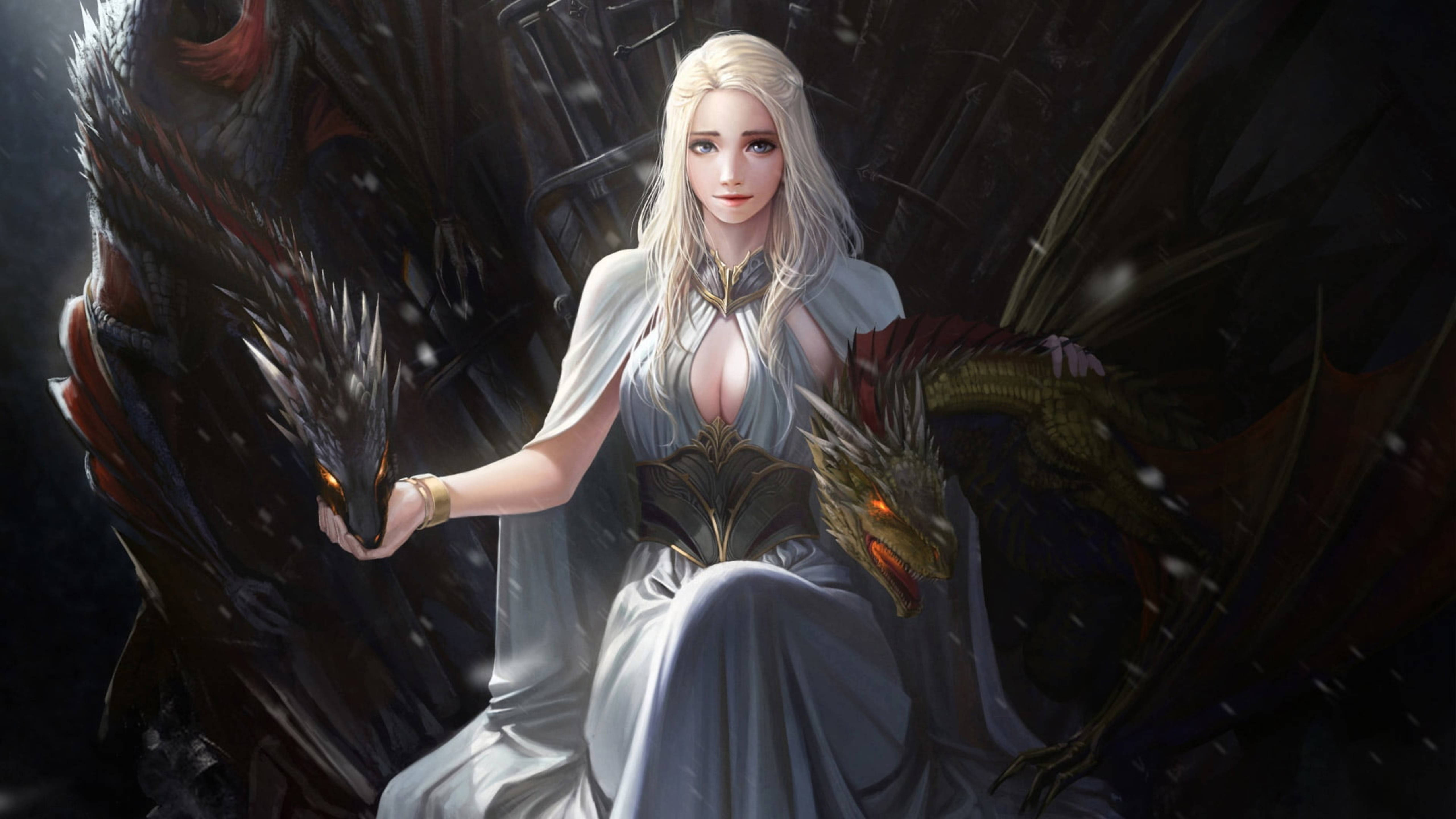 Игры королевы драконов. Алисанна Таргариен. Дейенерис Таргариен на троне. Королева Рейнира Таргариен.