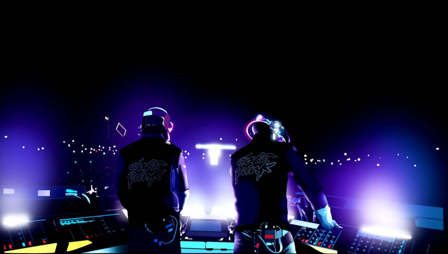 Daft Punk Music Fest Background