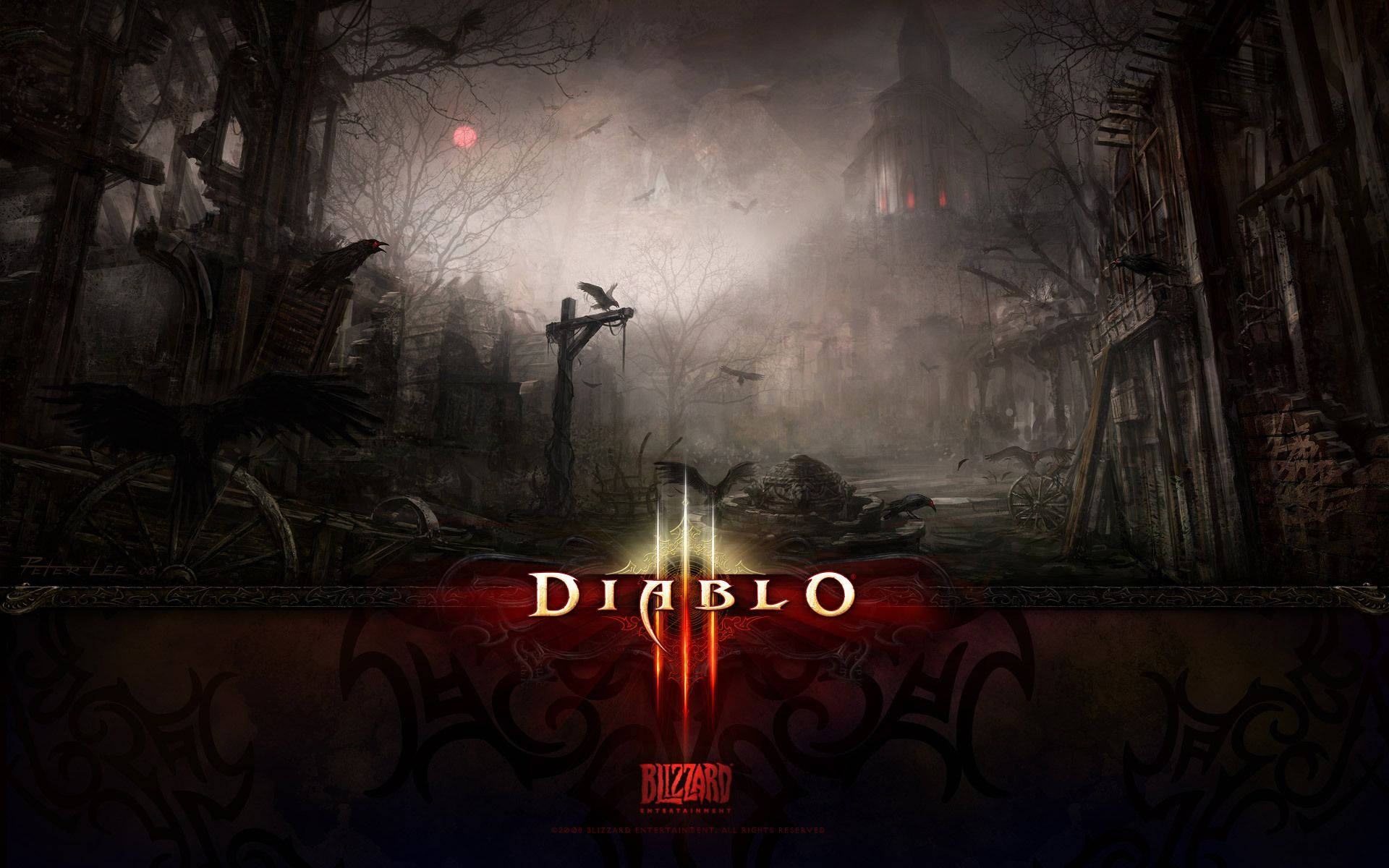 Dark Abandoned Place Diablo 3 Background