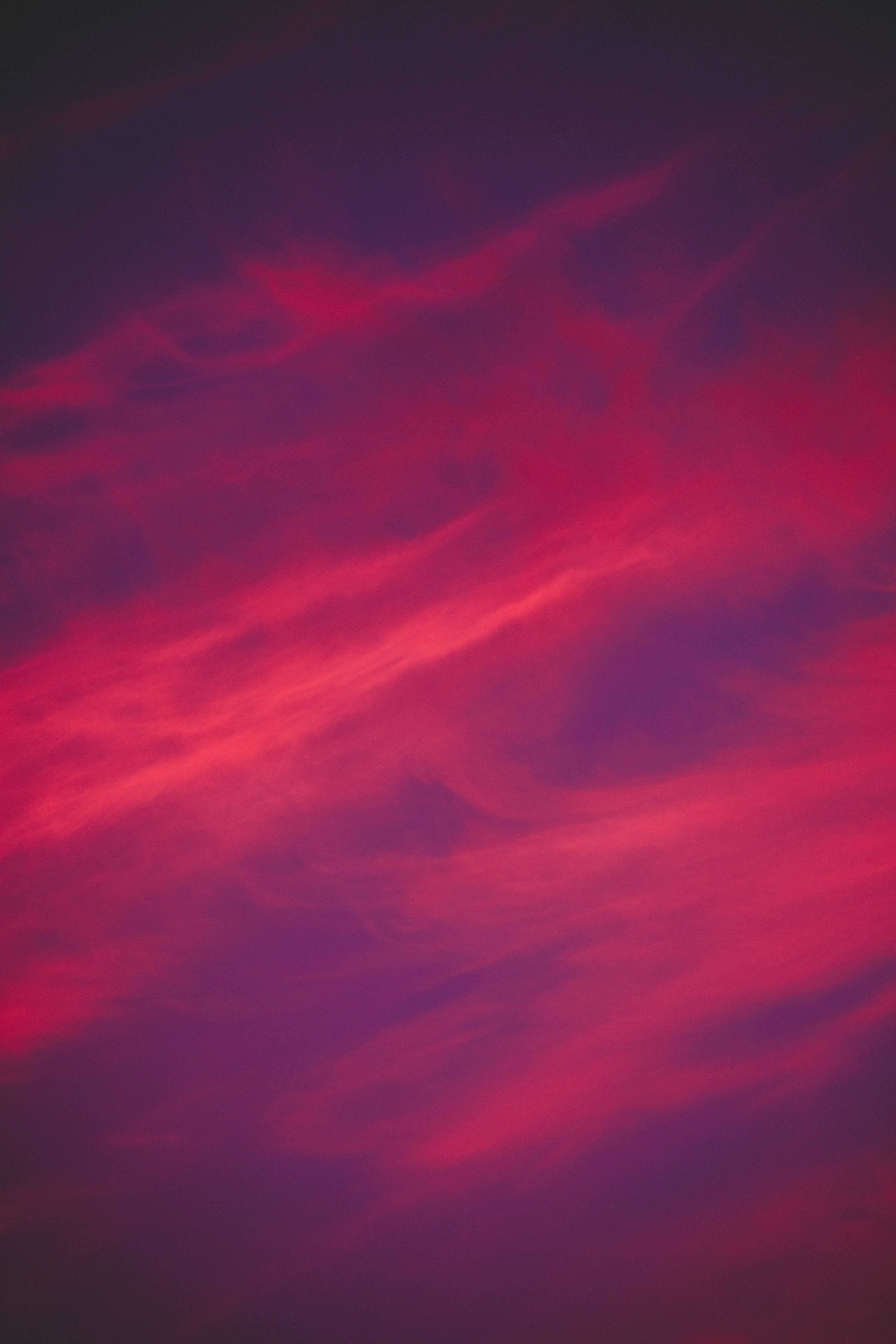 Dark Pink Aesthetic Sunset Background