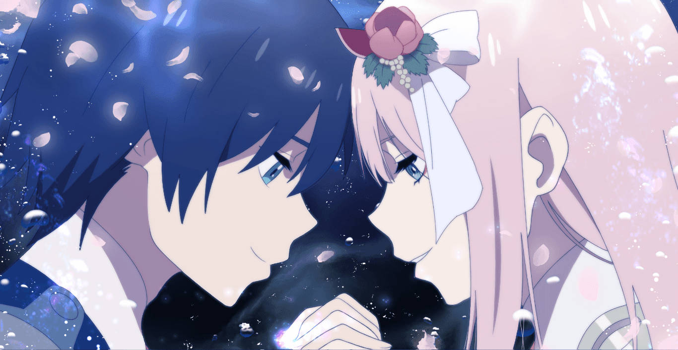 Darling In The Franxx Lovely Couple Background