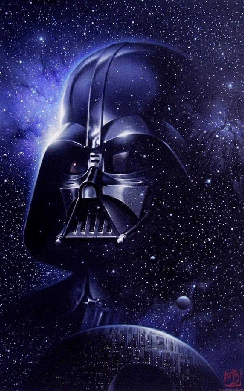 Darth Vader In The Universe Background