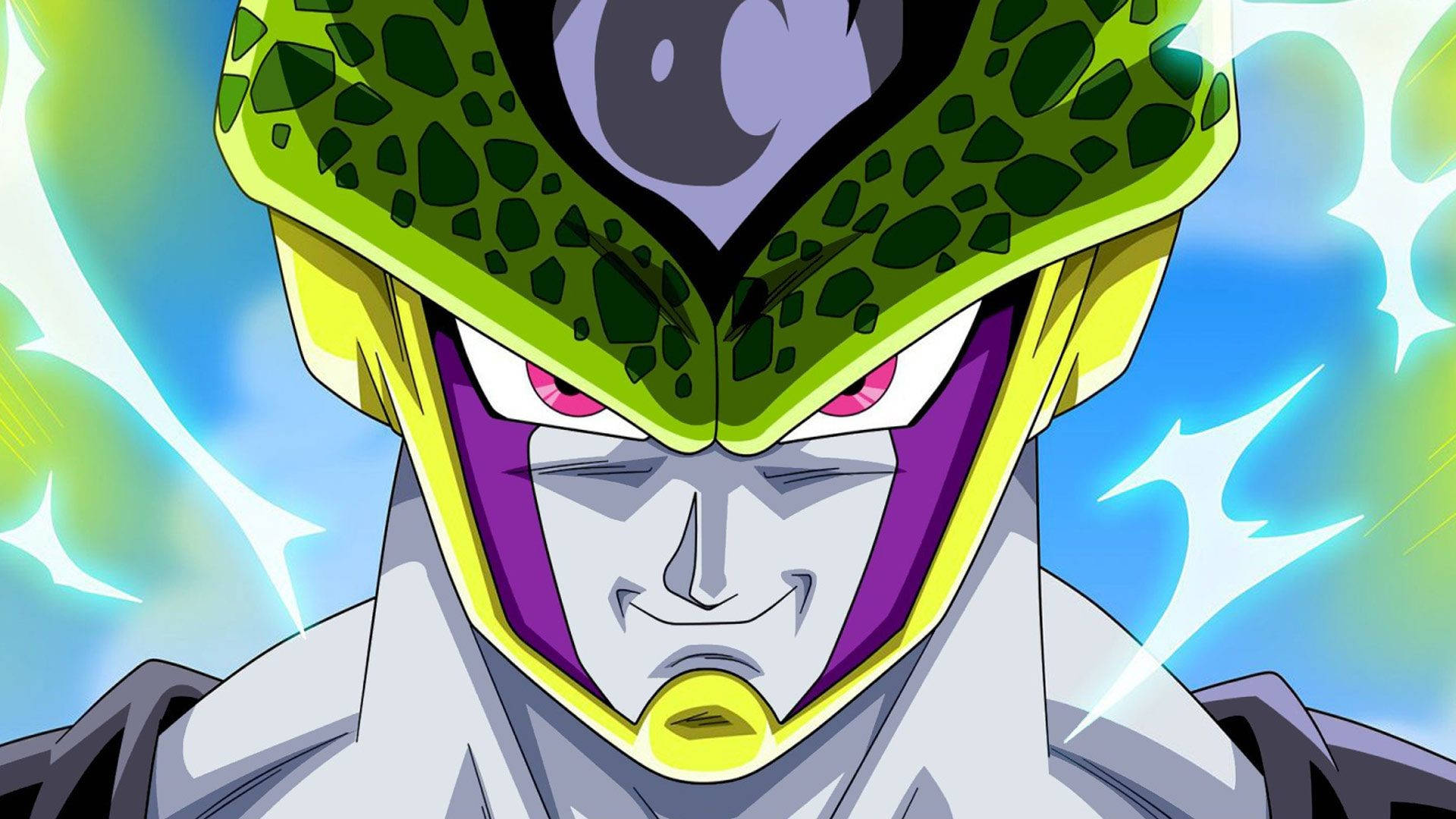 Dbz Cell Close-up Background