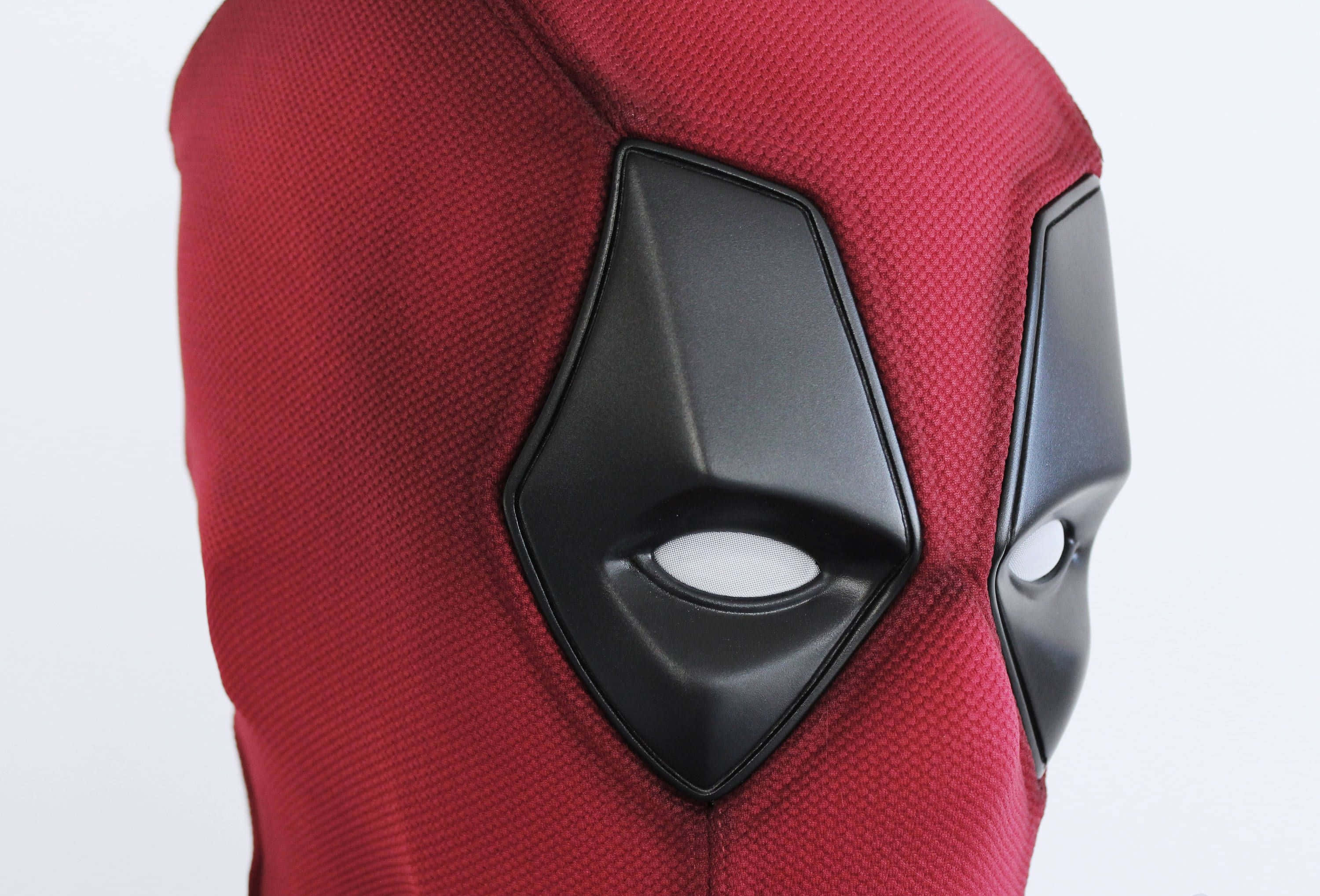 Download Deadpool Mask Close Up Wallpaper