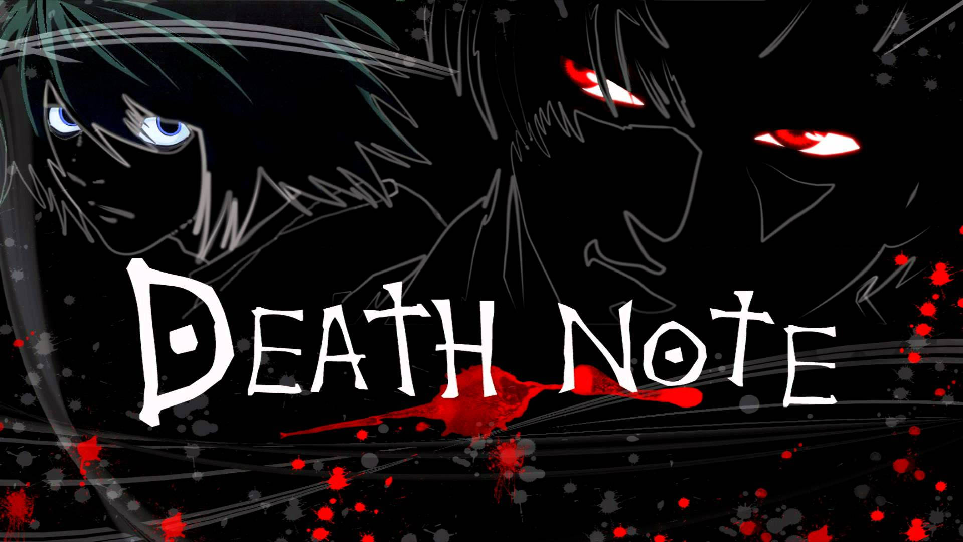 Death Note Light And L Eyes Background