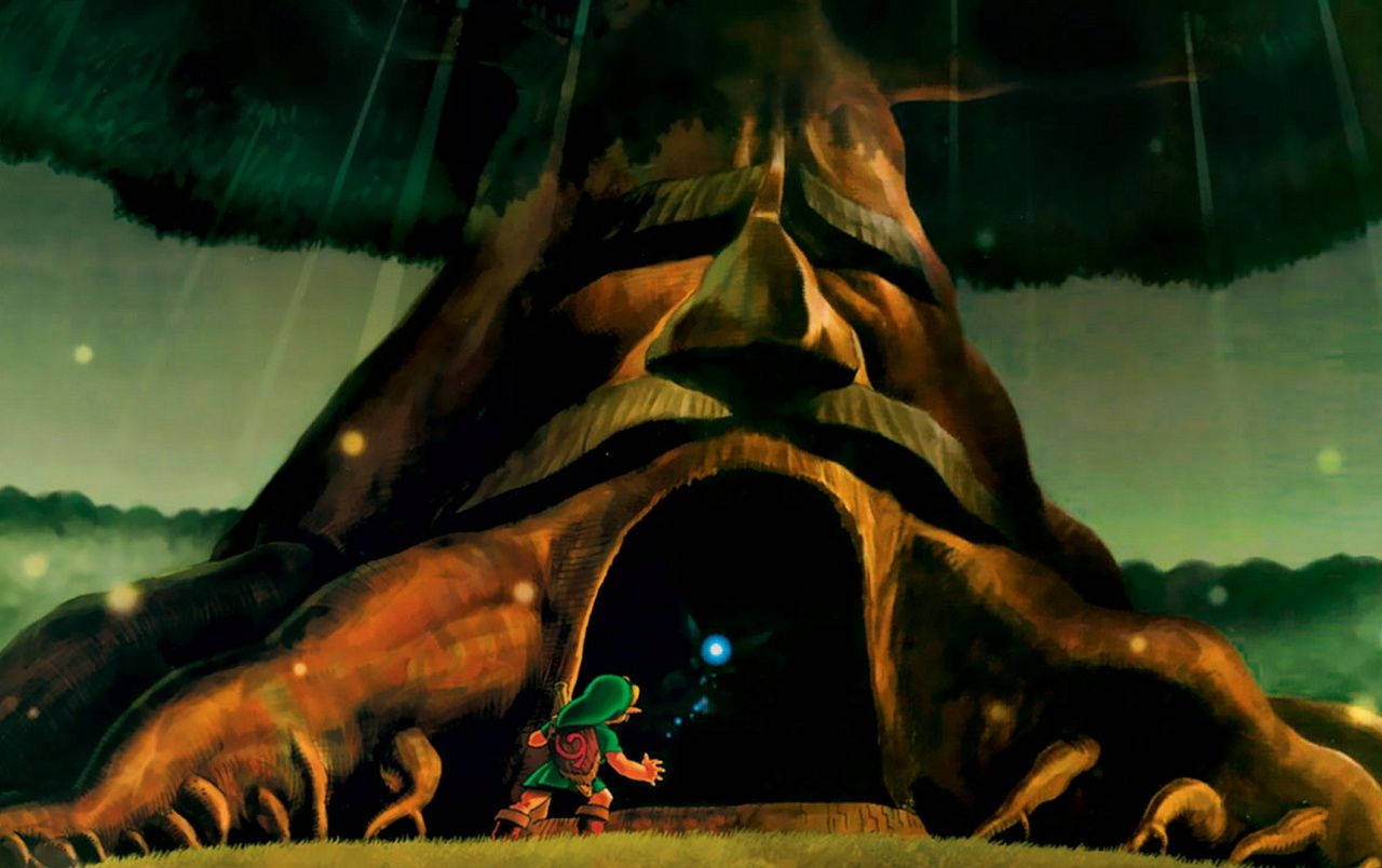 Deku And The Legend Of Zelda Background