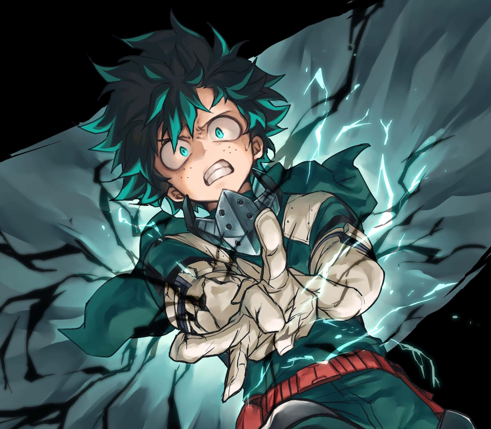 Download Deku My Hero Academia Anime Finger Flick Wallpaper ...