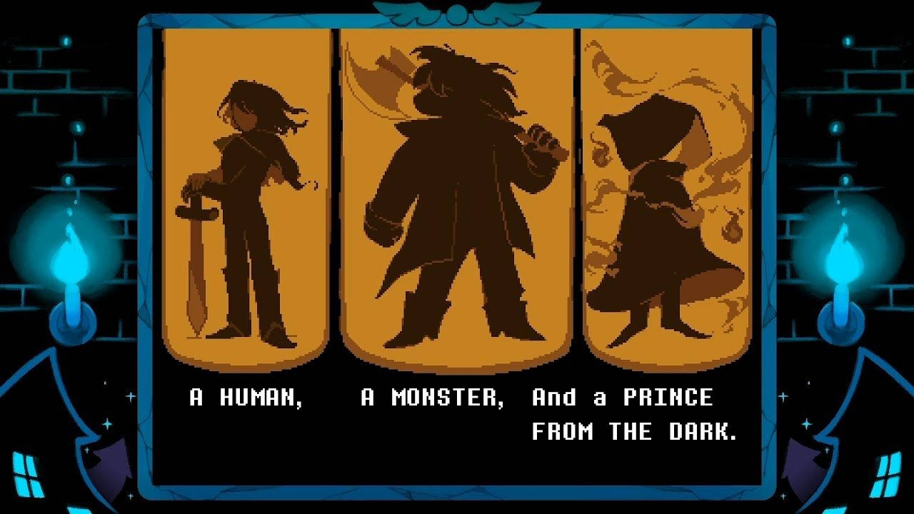 Deltarune Human Monster Prince Background