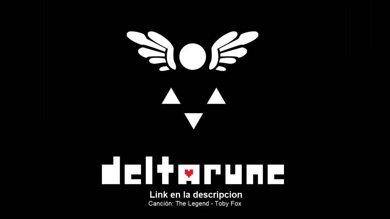 Deltarune Logo And Title Background