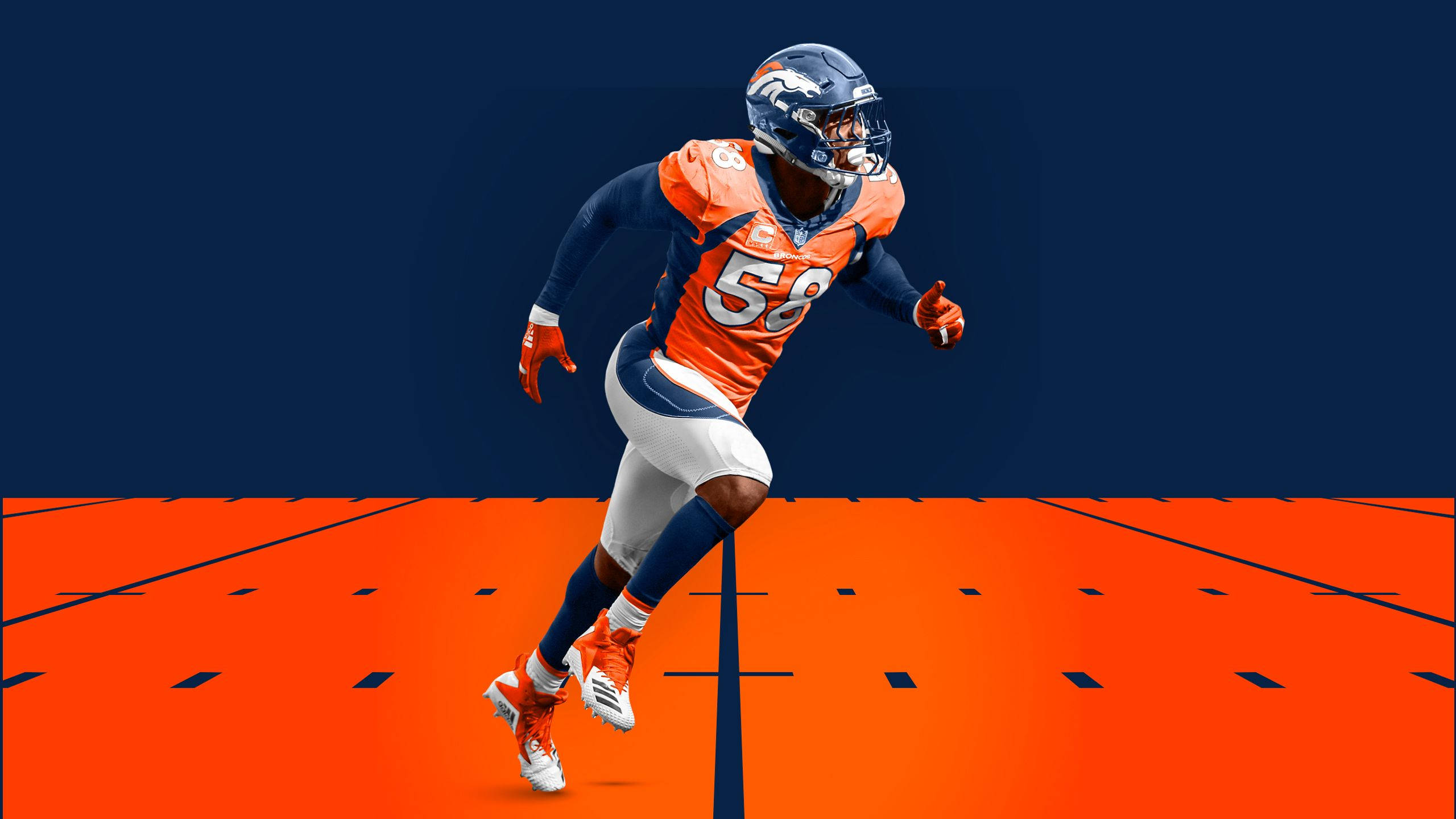 Denver Broncos Von Miller Background