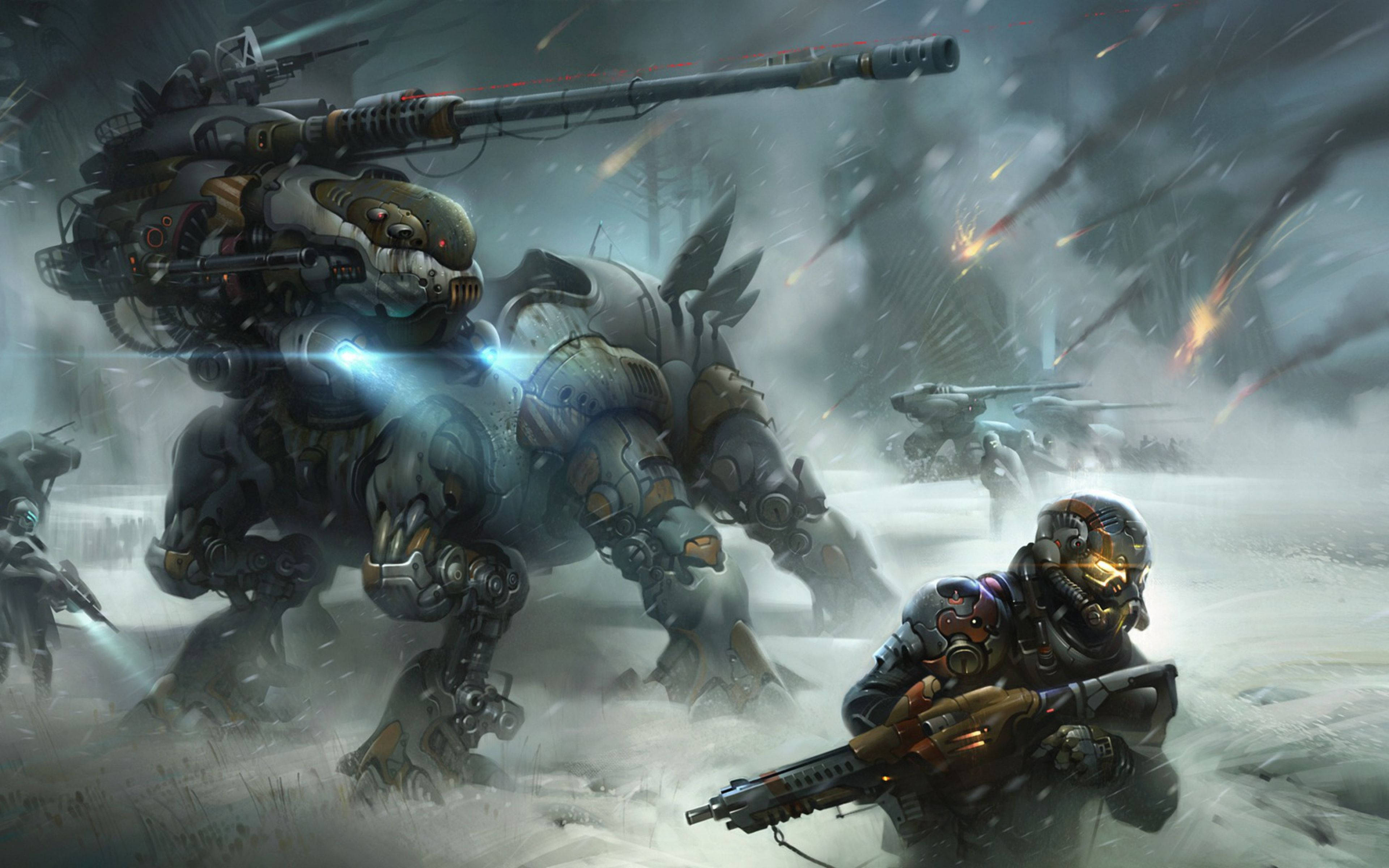 Destiny Concept Art War Machine Background