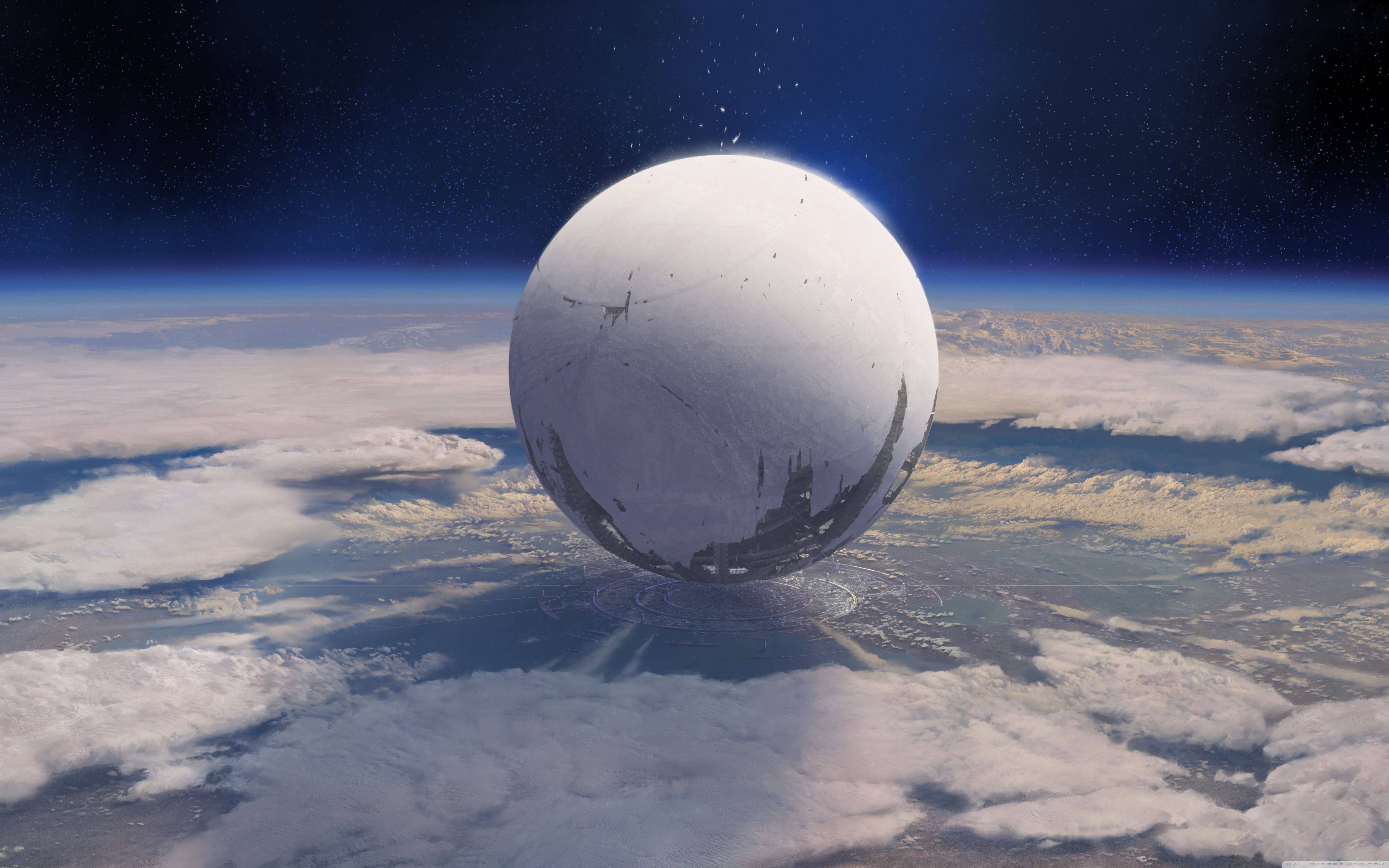 Destiny The Traveler Zoomed Out Background