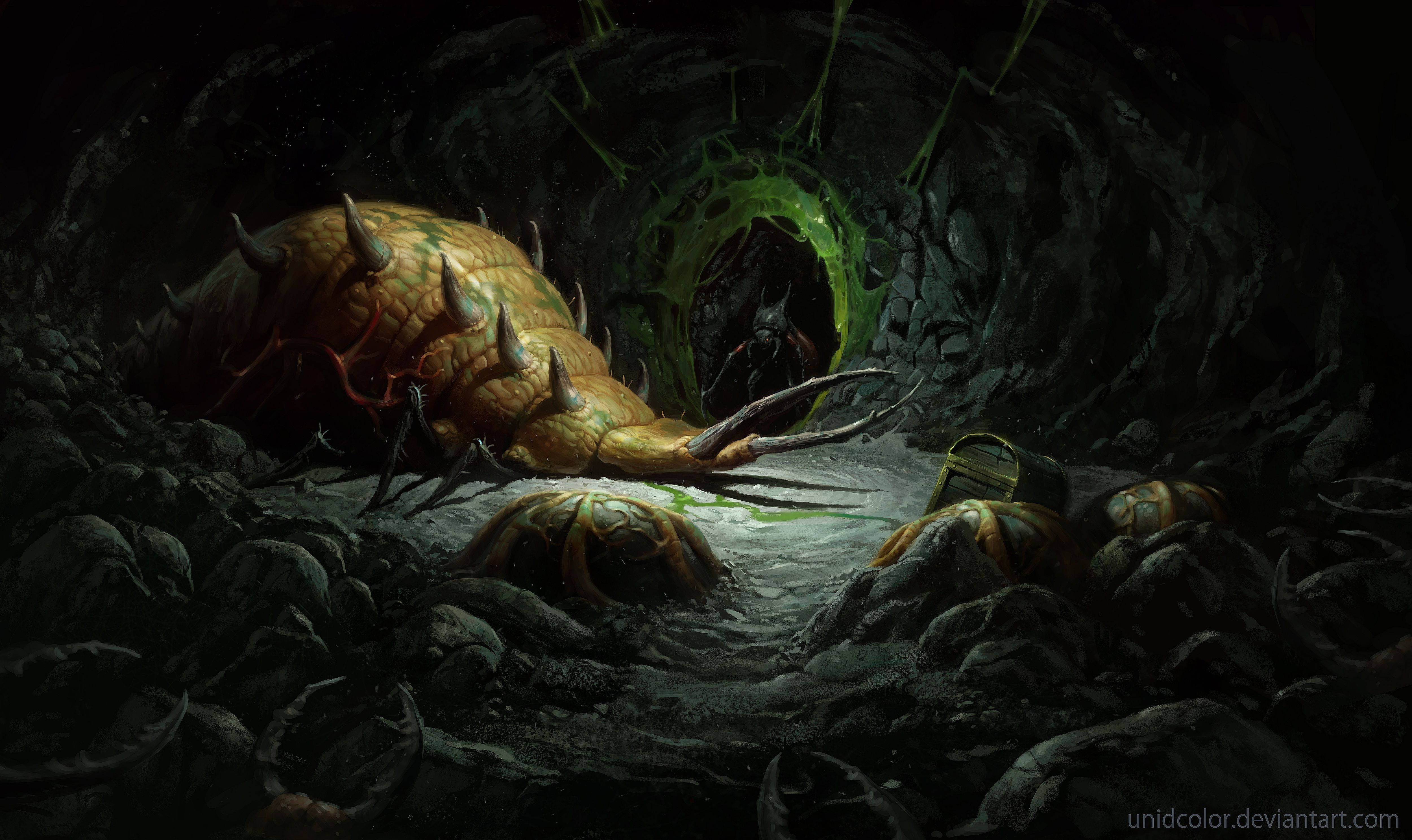 Diablo 2 Monster Art Background
