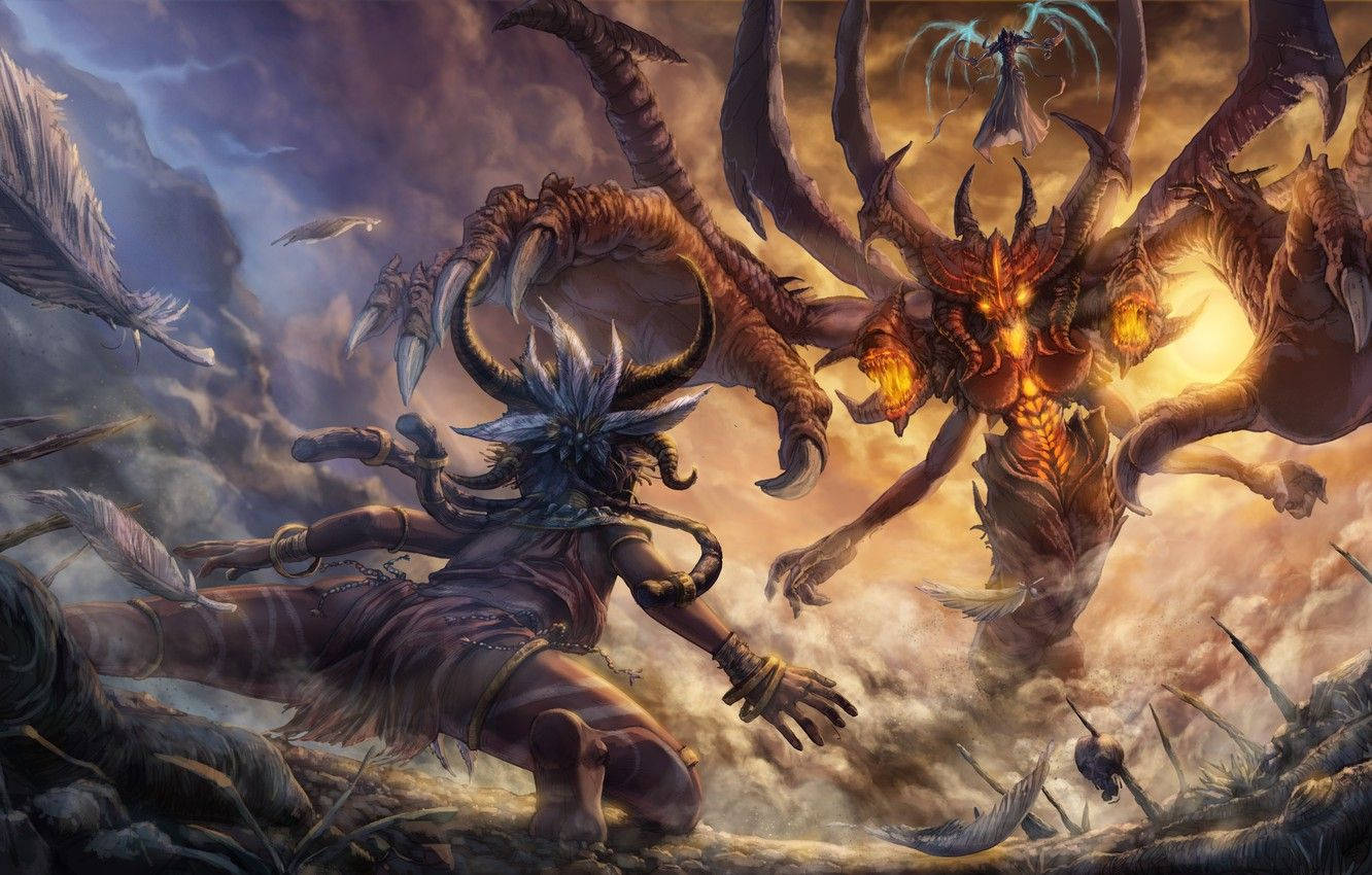 Diablo 3 Boss Battle Background