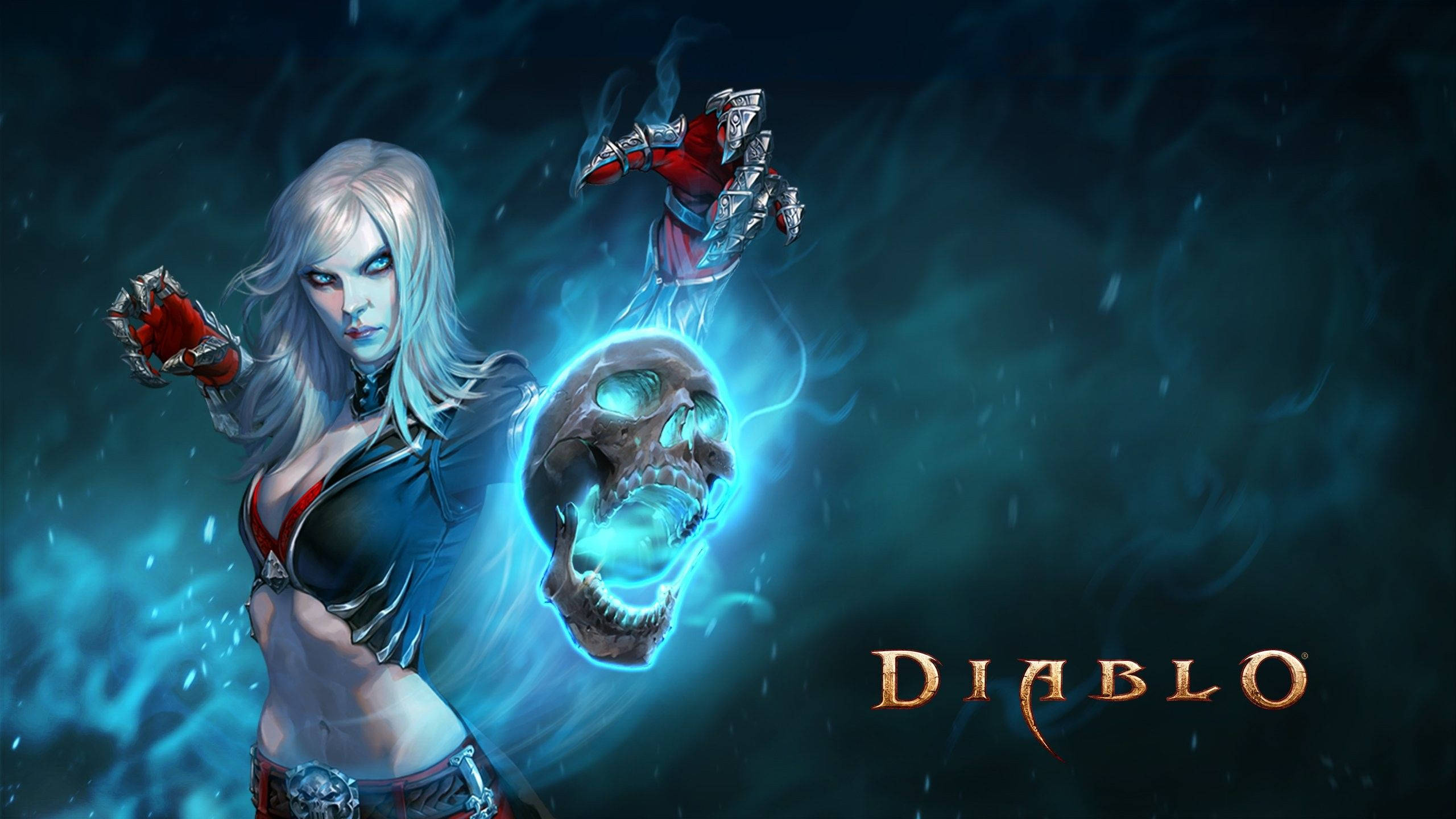 Diablo 3 Female Necromancer Background