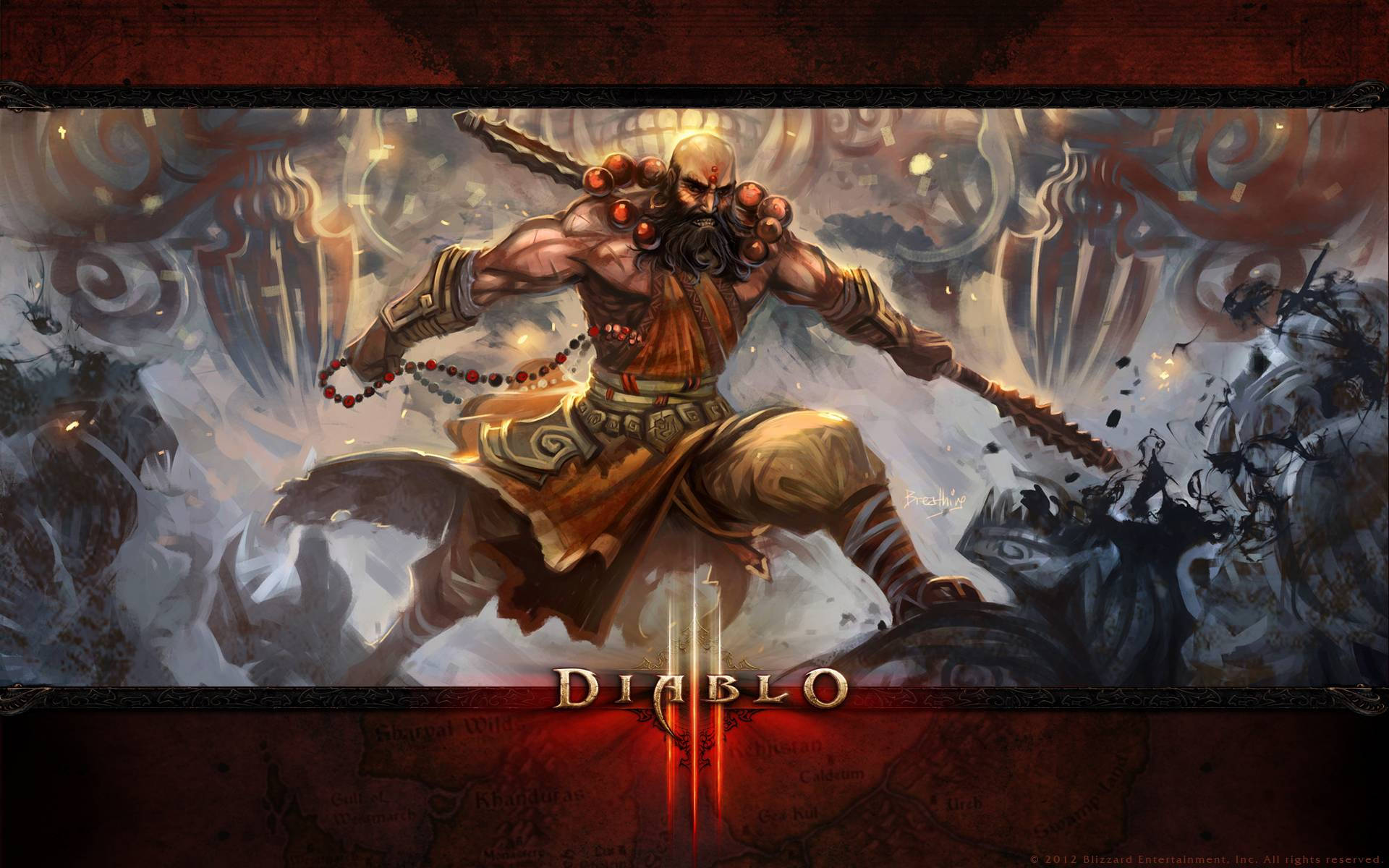 Diablo 3 Holy Monk Background
