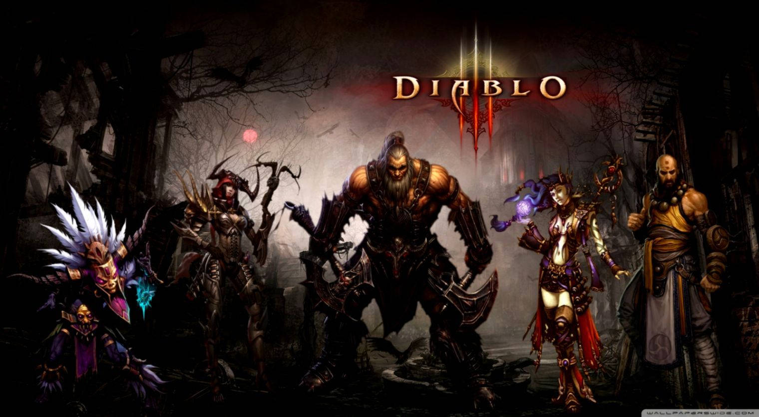 Diablo 3 Powerful Classes Background