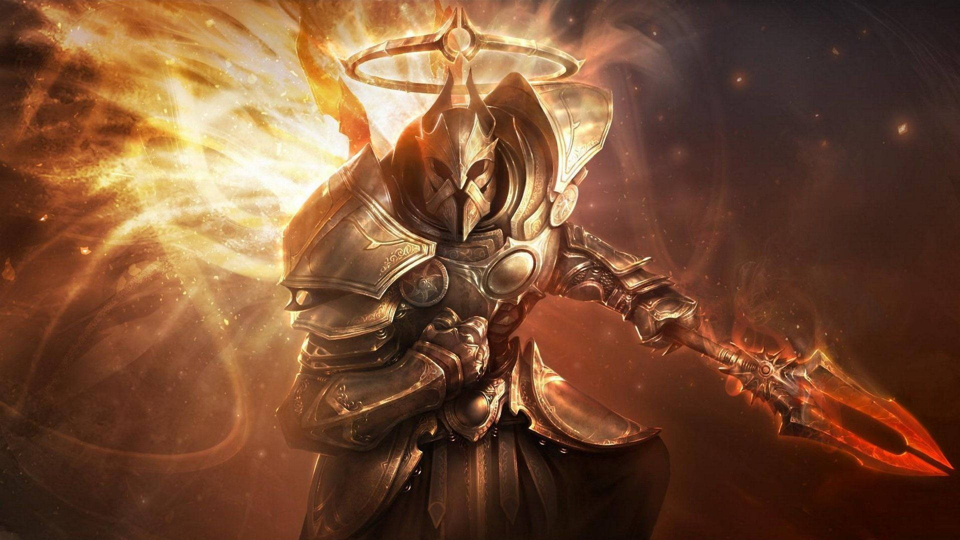 Diablo Iii Blazing Warrior Background