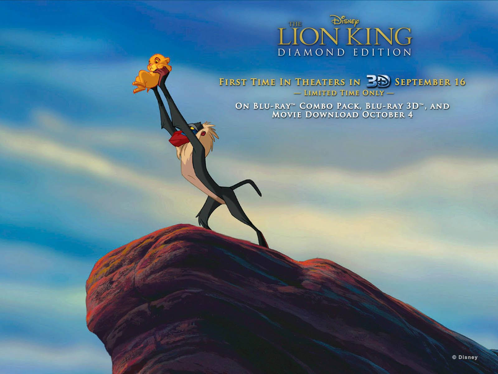 Disney Lion King Film Cover Background