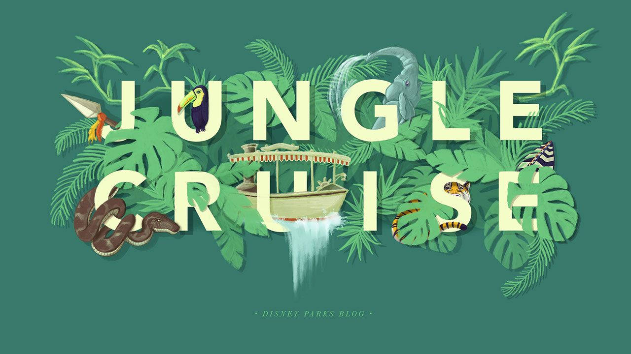 Disney World Jungle Cruise Art Background