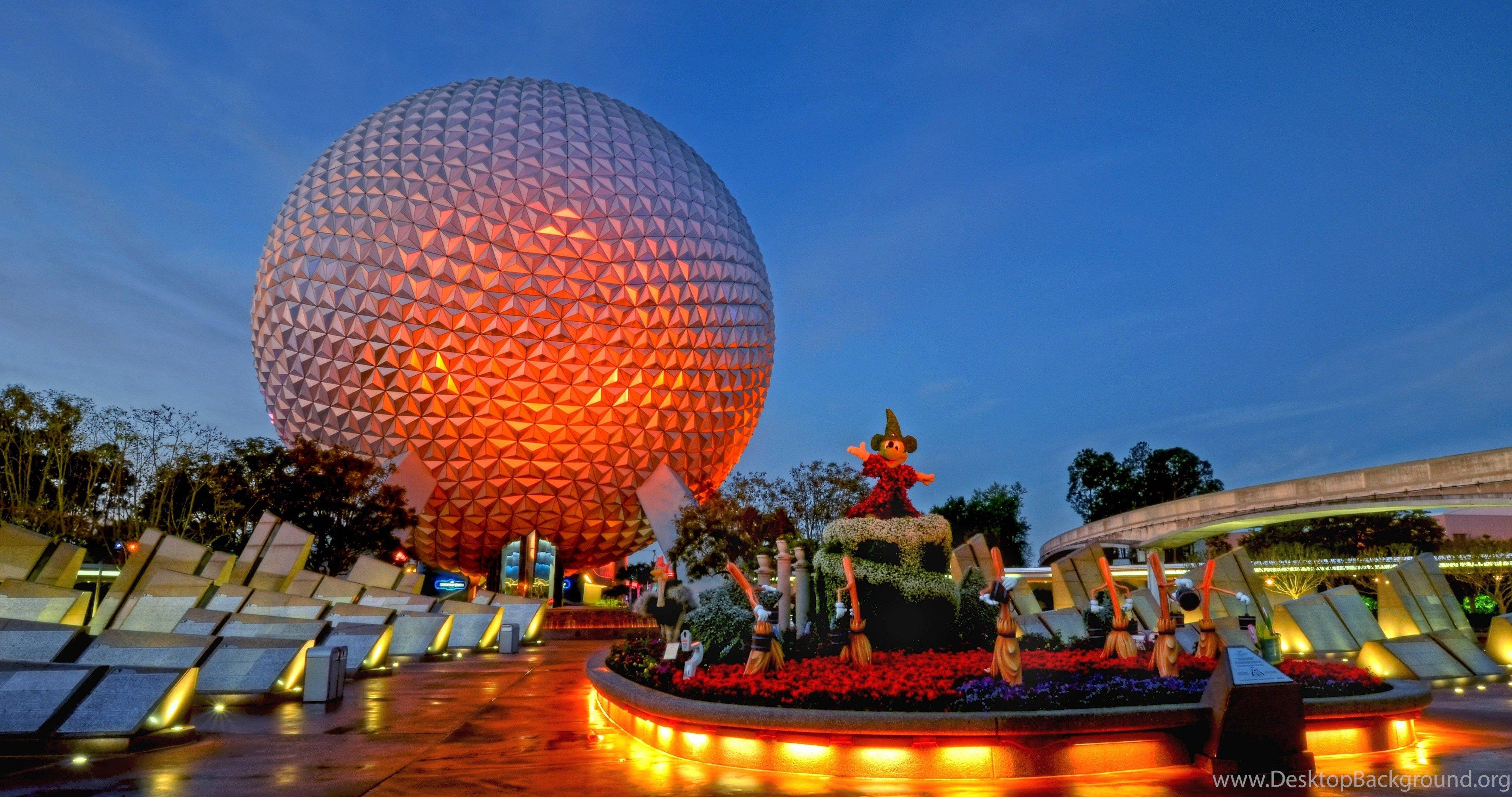 Disney World Theme Park Background