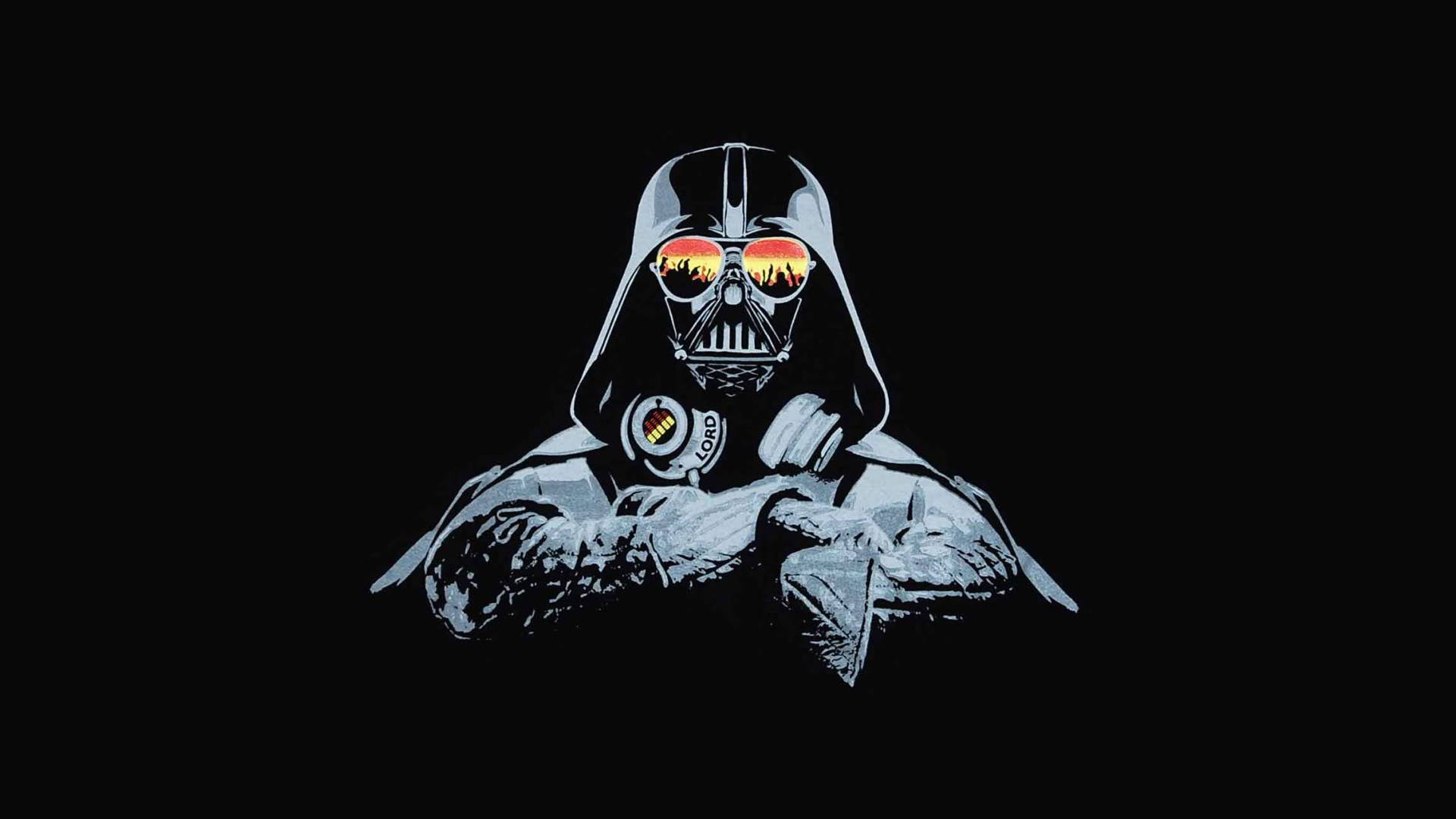 Dj Darth Vader Background