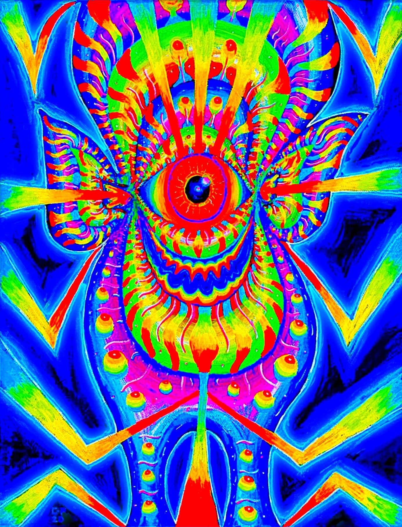 Download Witness the power of the psychedelic molecule DMT Wallpaper ...