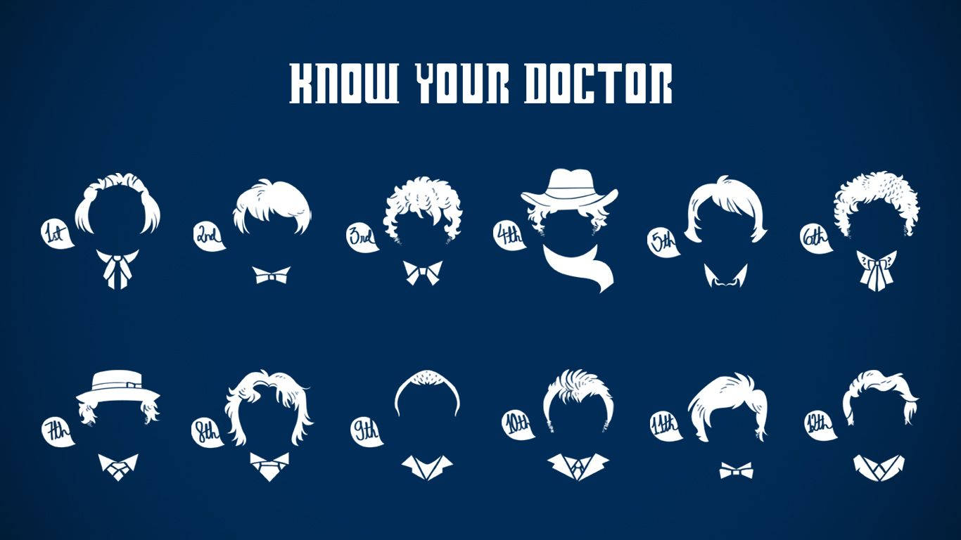 Doctor Who Artwork Know Your Doctor Background