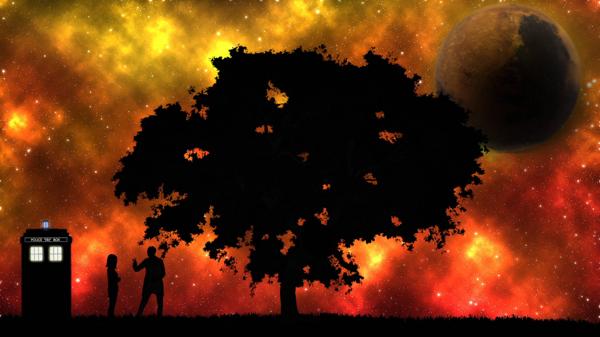 Doctor Who Time And Space Background Background