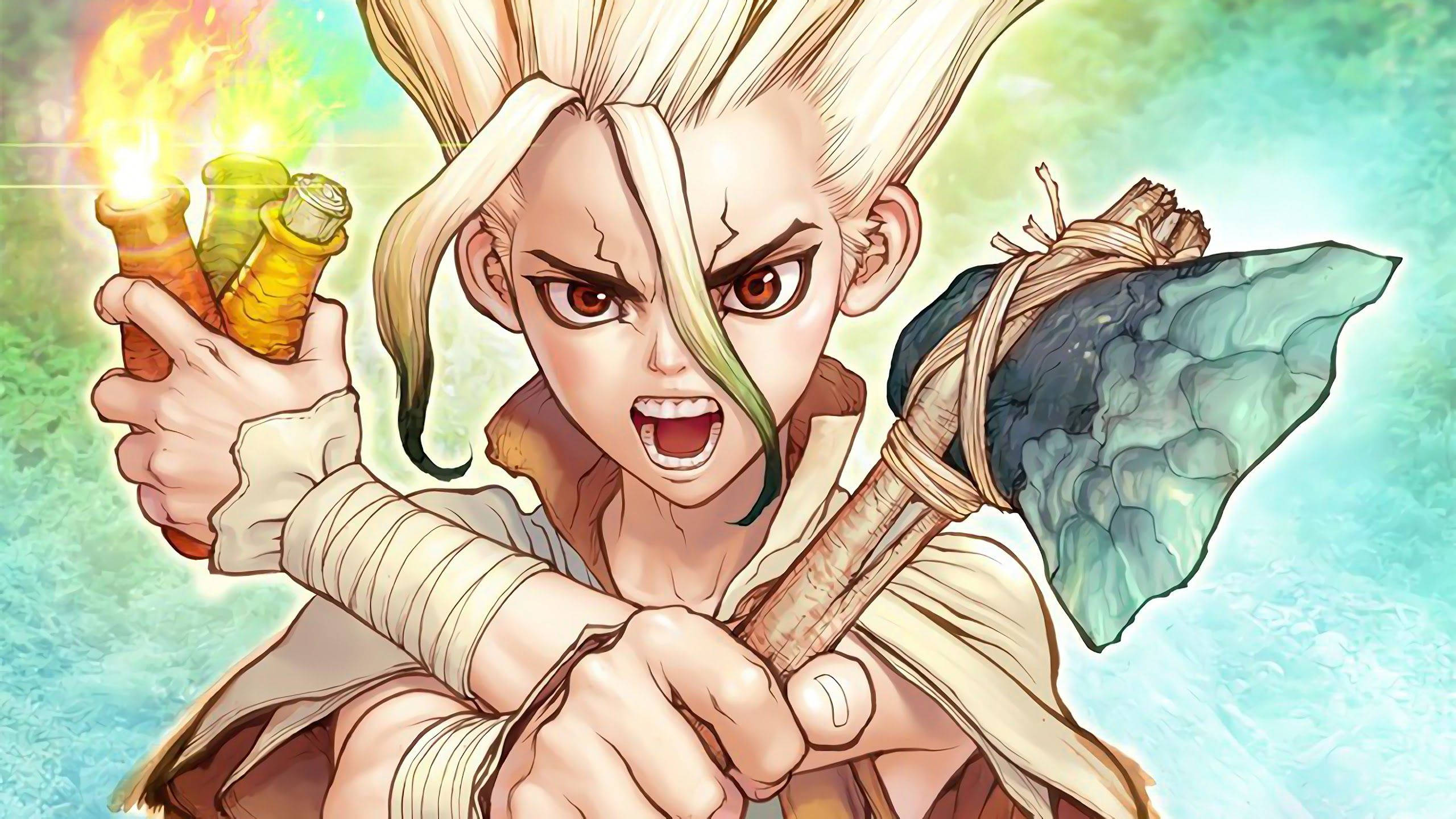 Dr Stone Powerful Skill Background